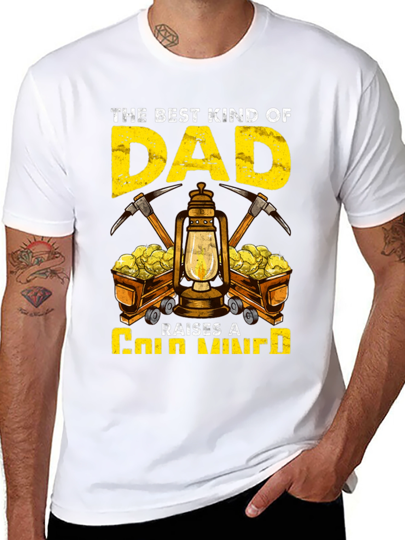 Best Dad Gold Miner T-Shirt