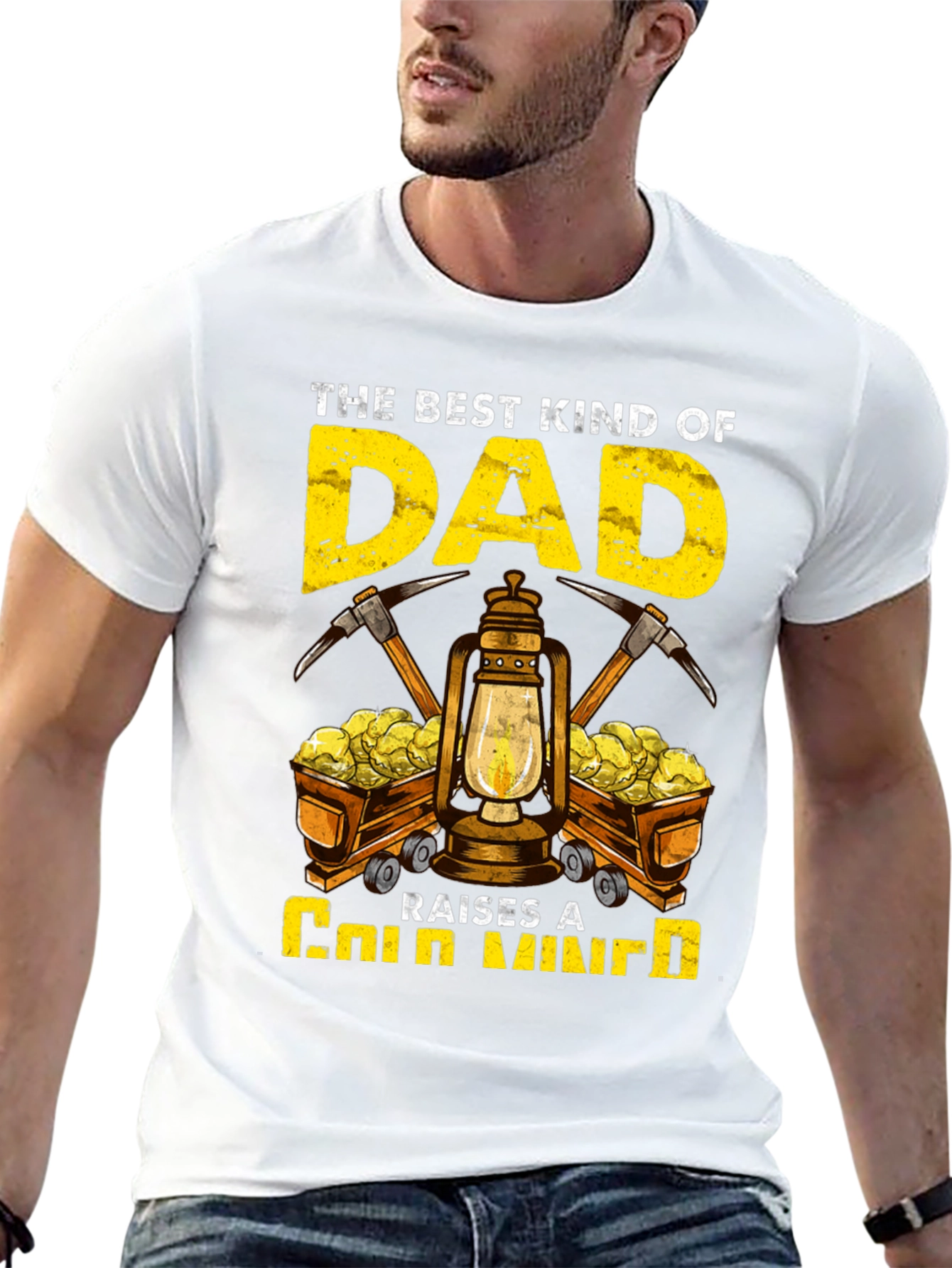Best Dad Gold Miner T-Shirt