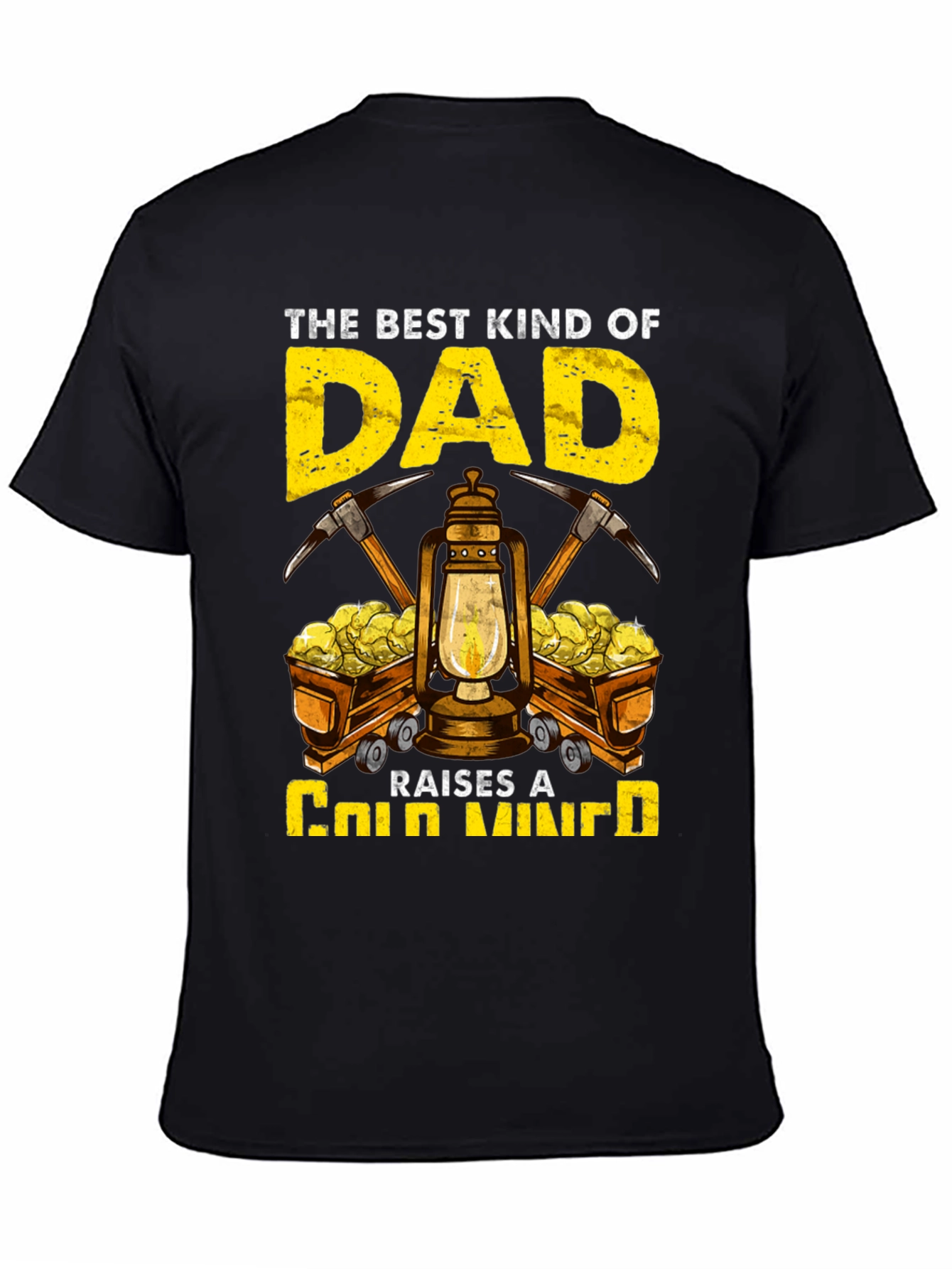 Best Dad Gold Miner T-Shirt