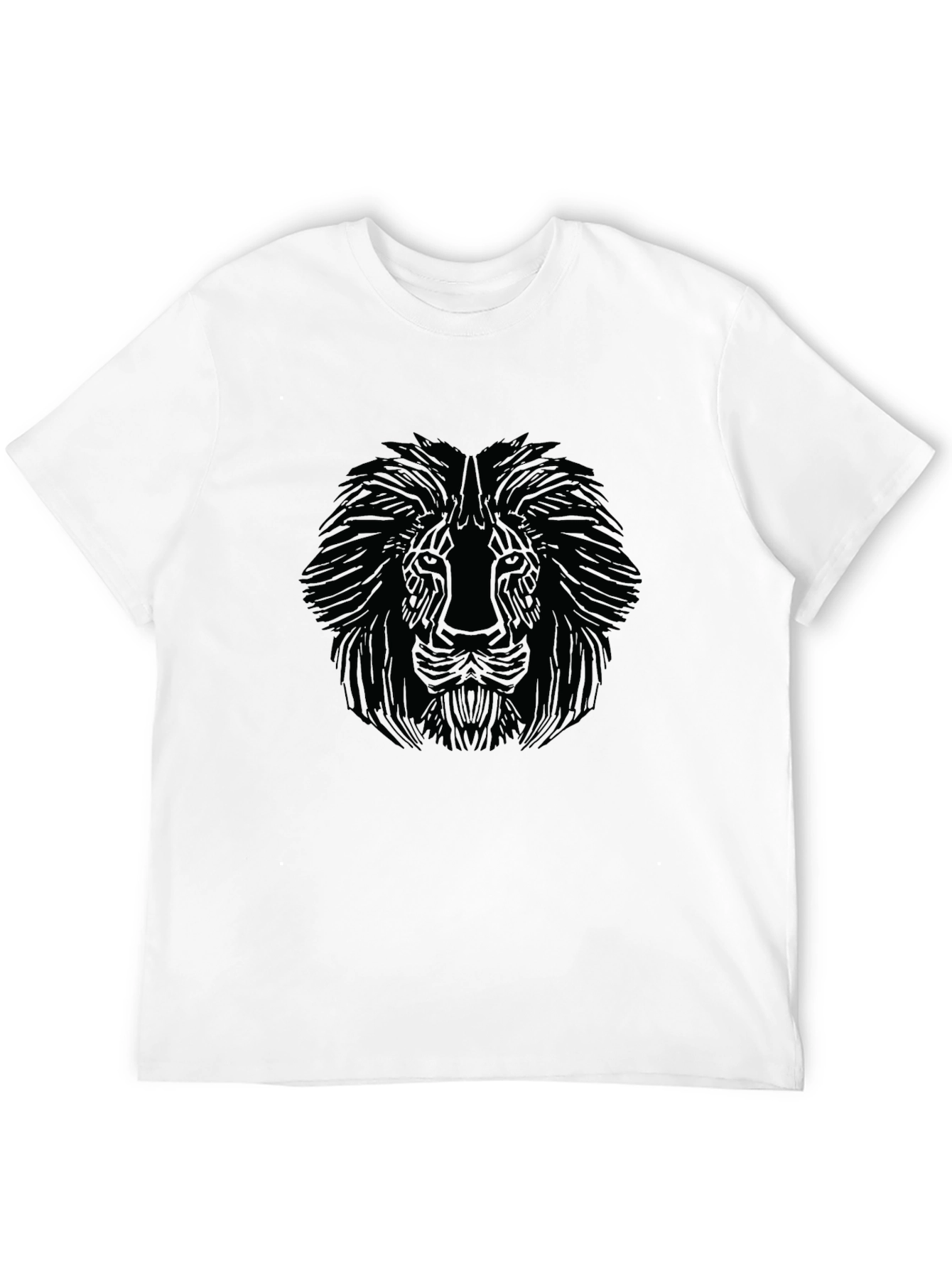 Black Lion Graphic Tee - Mens Stylish T-Shirt