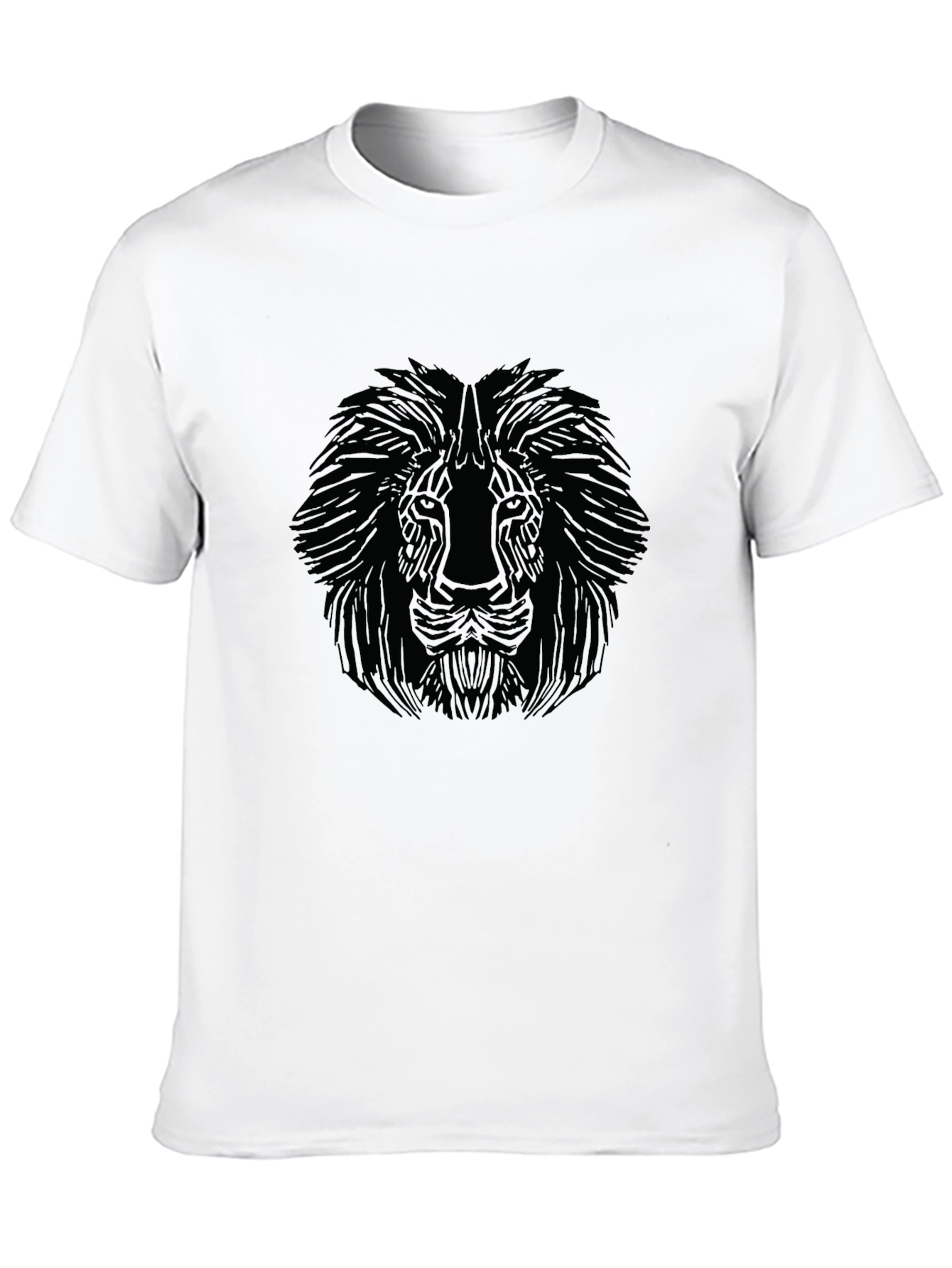 Black Lion Graphic Tee - Mens Stylish T-Shirt