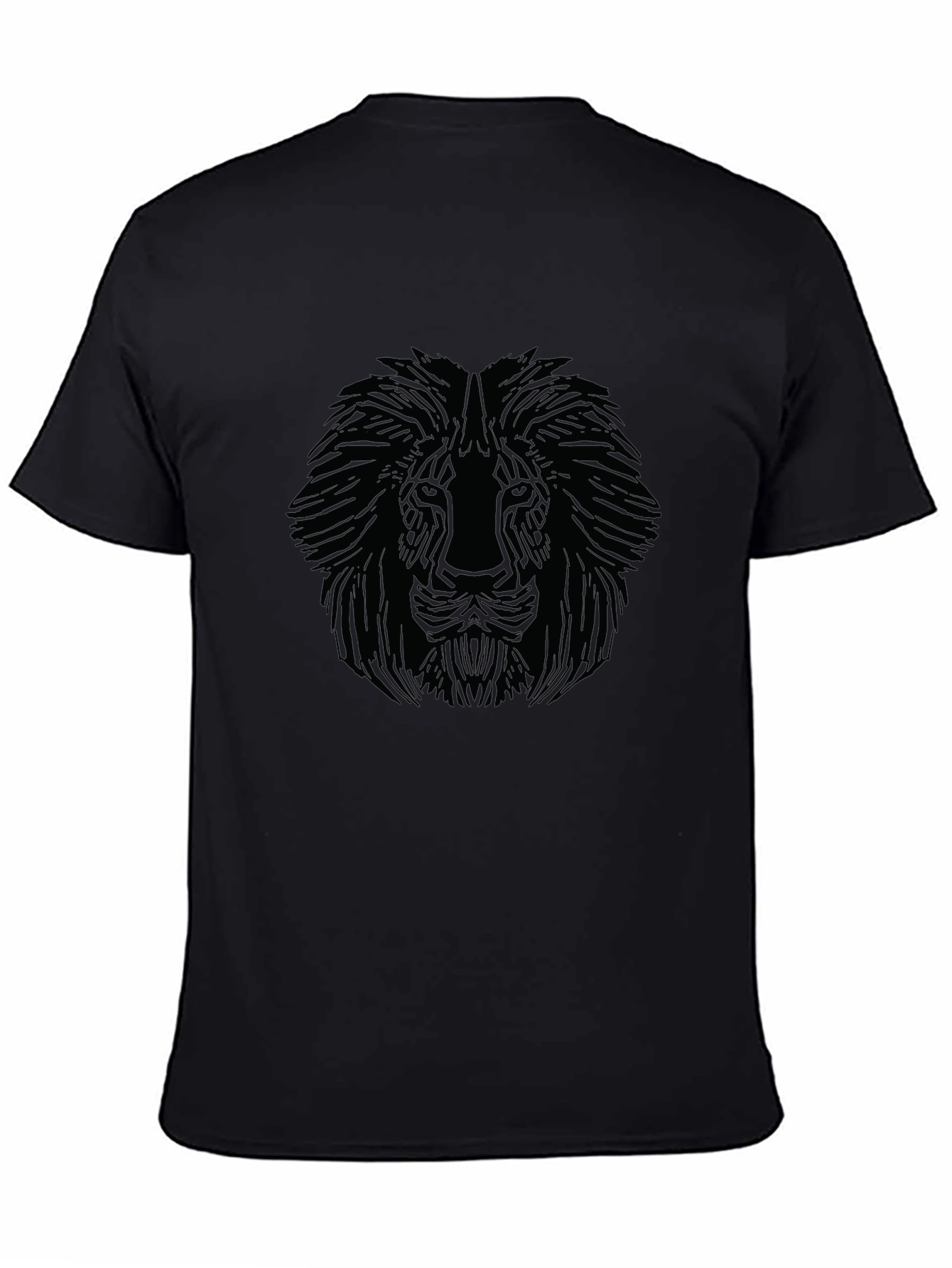 Black Lion Graphic Tee - Mens Stylish T-Shirt