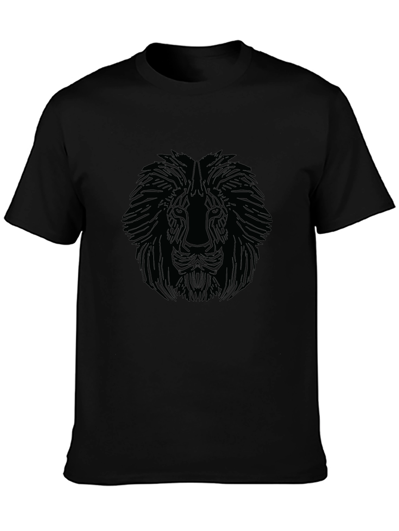 Black Lion Graphic Tee - Mens Stylish T-Shirt