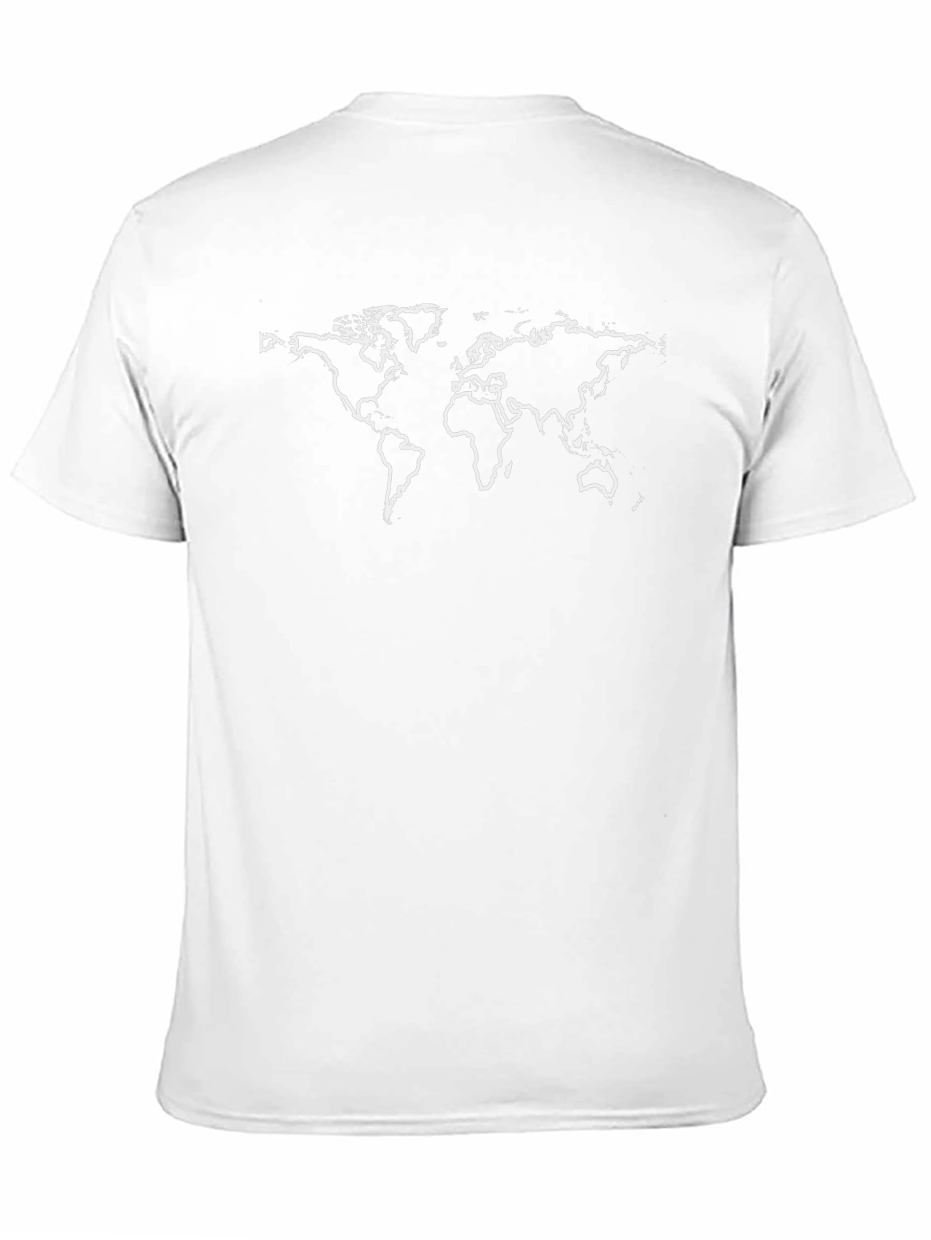 World Map Graphic T-Shirt - Black