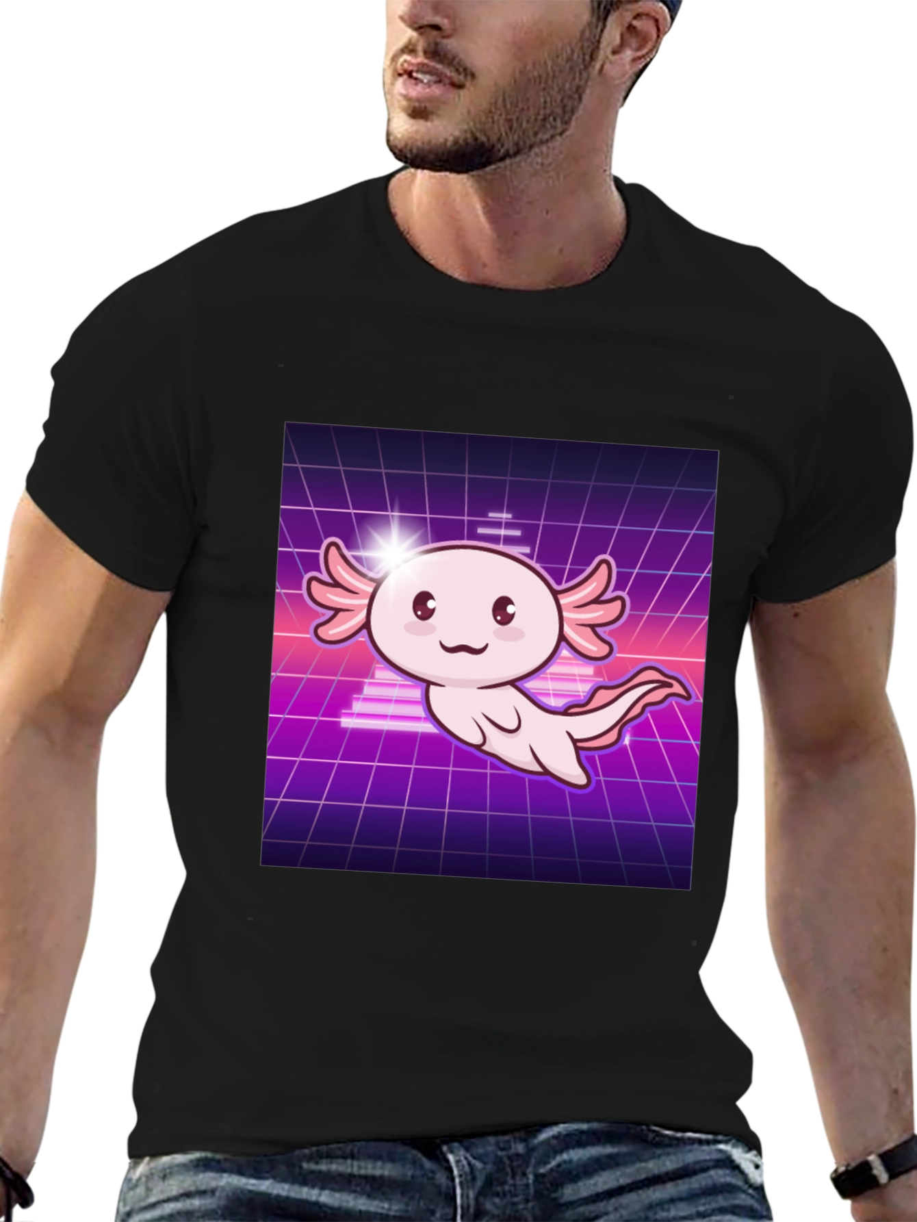 Retro Axolotl T-Shirt