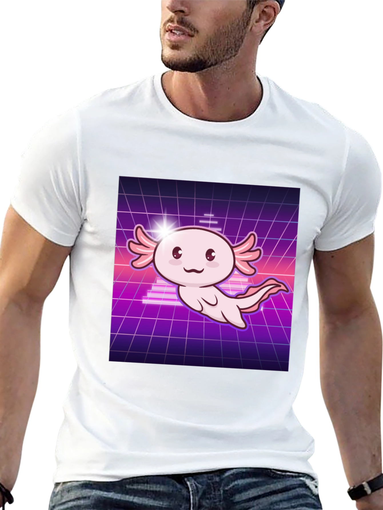 Retro Axolotl T-Shirt