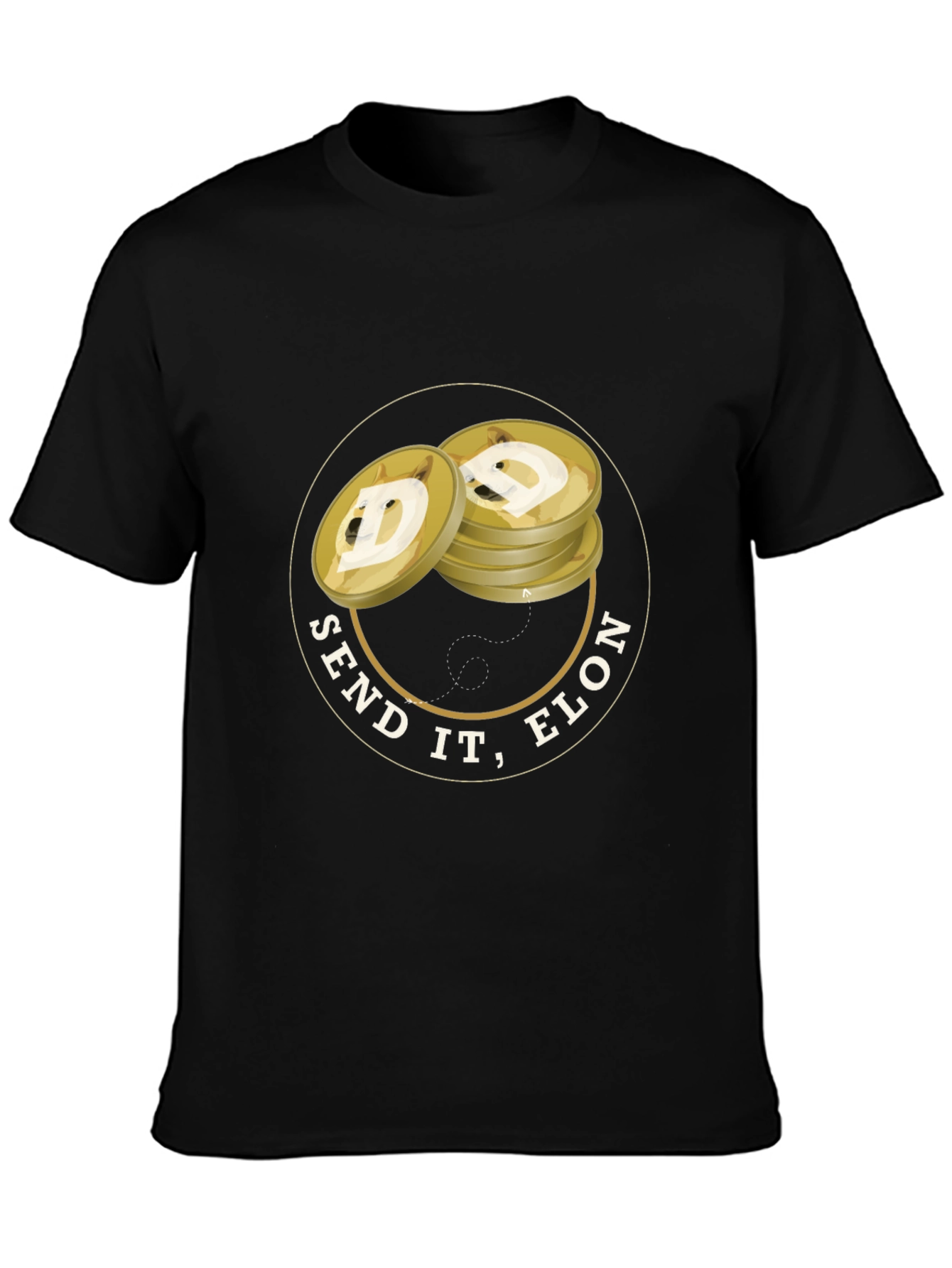 Send It Elon Dogecoin T-Shirt - Crypto Tee