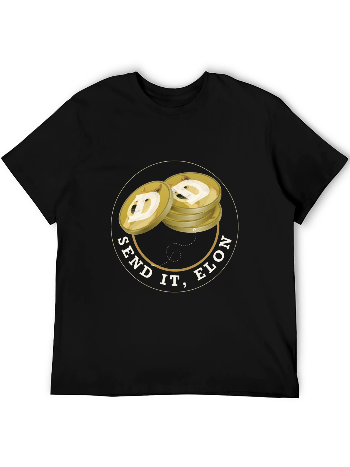 Send It Elon Dogecoin T-Shirt - Crypto Tee