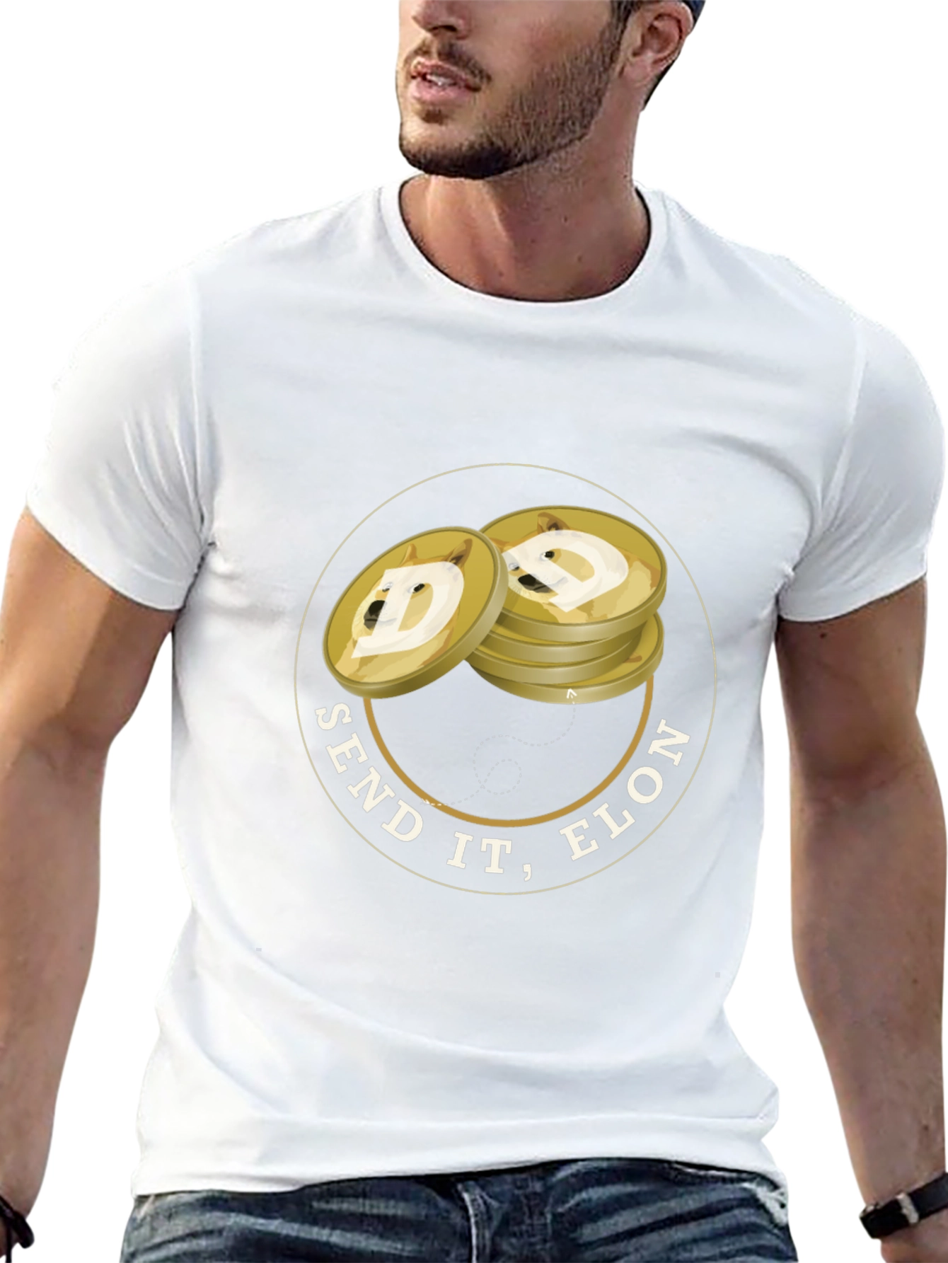 Send It Elon Dogecoin T-Shirt - Crypto Tee