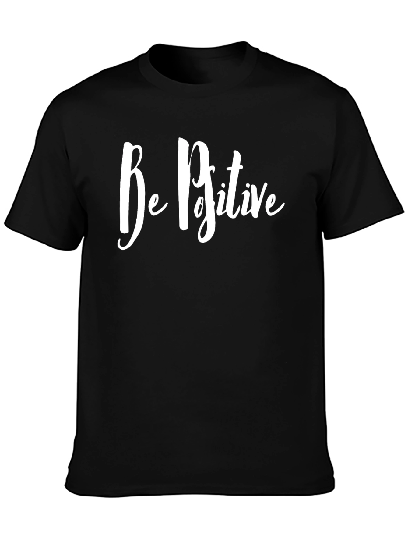 Be Positive Graphic Tee - Mens Casual Shirt