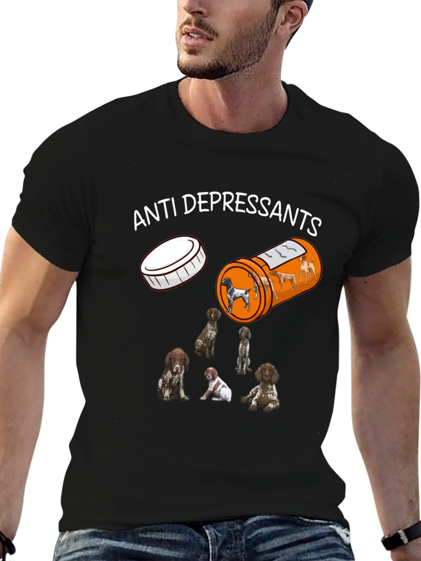 Anti-Depressant Dog Breed T-Shirt
