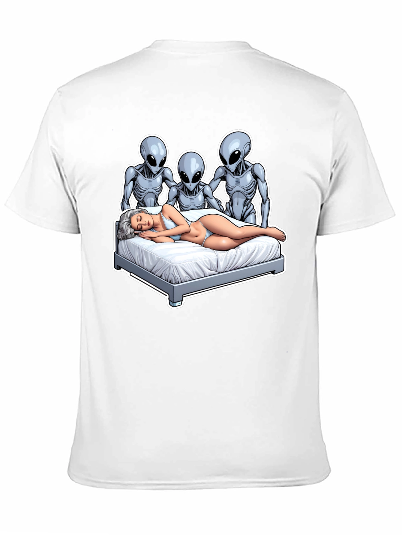 Alien Abduction T-Shirt - Novelty Graphic Tee