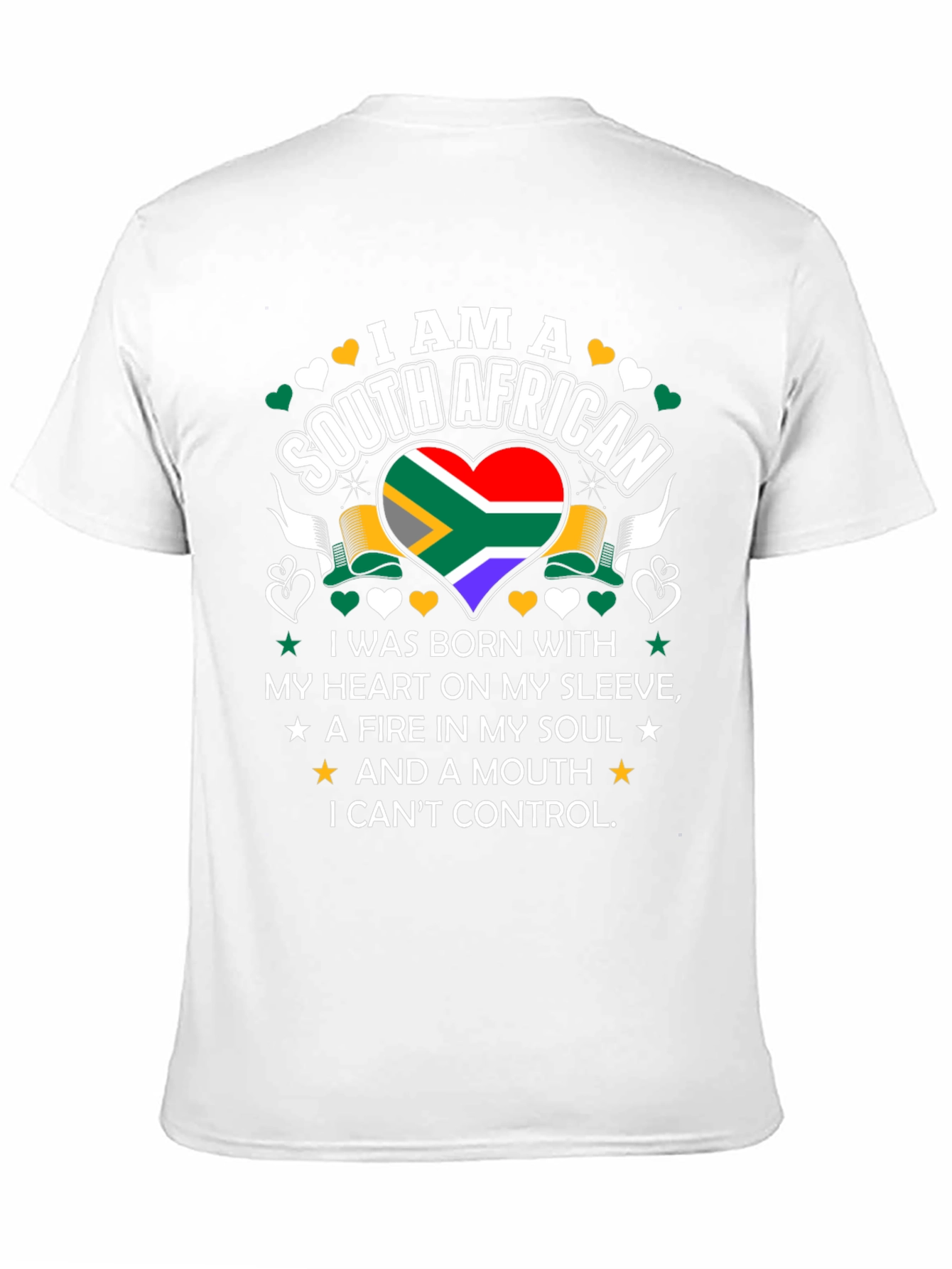 South African Pride T-Shirt - Heart & Soul