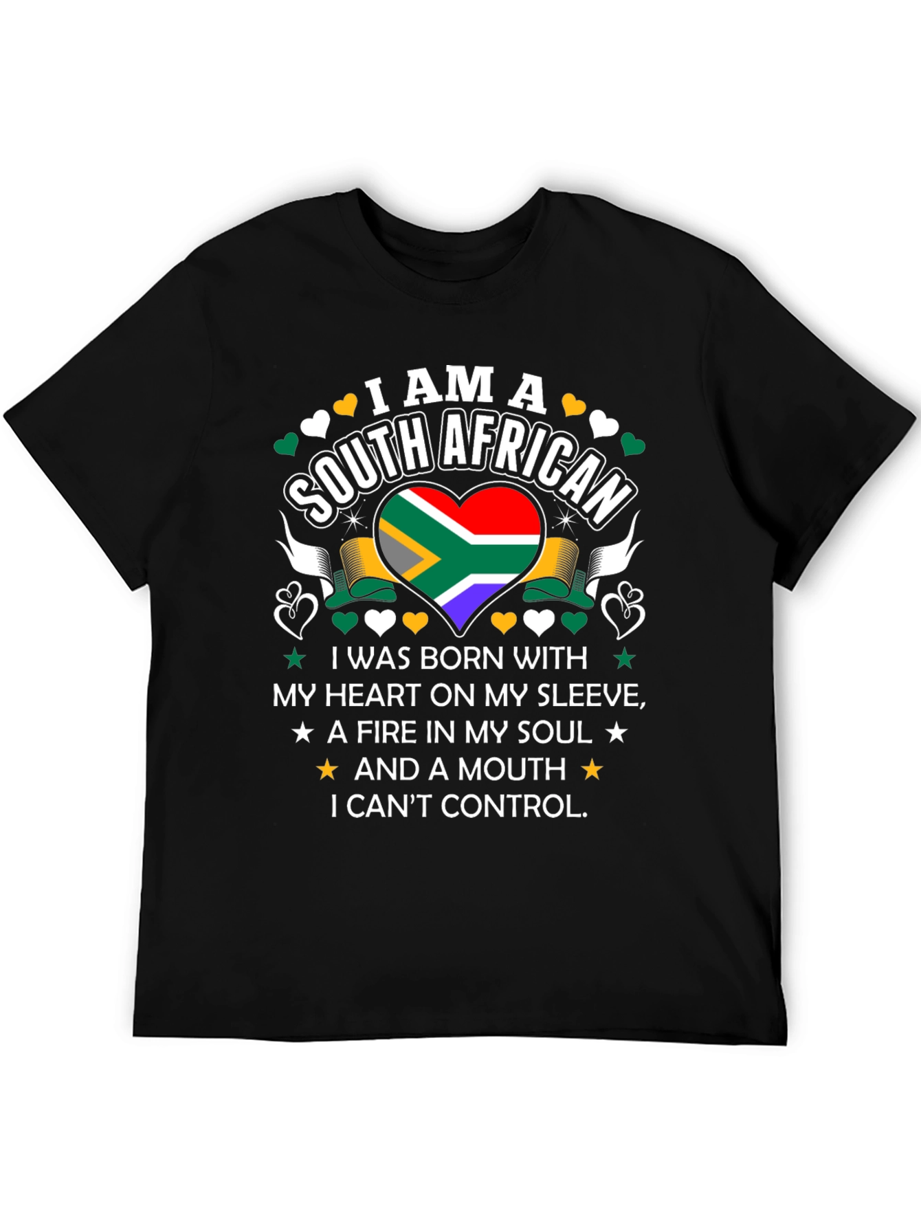 South African Pride T-Shirt - Heart & Soul