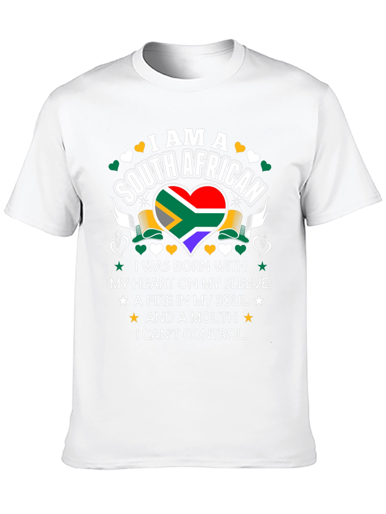 South African Pride T-Shirt - Heart & Soul