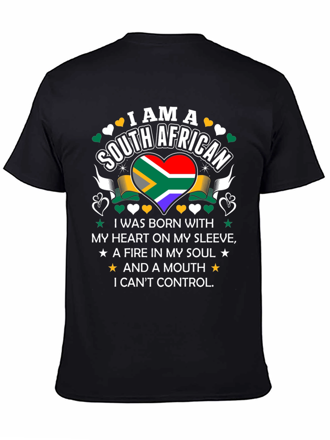 South African Pride T-Shirt - Heart & Soul