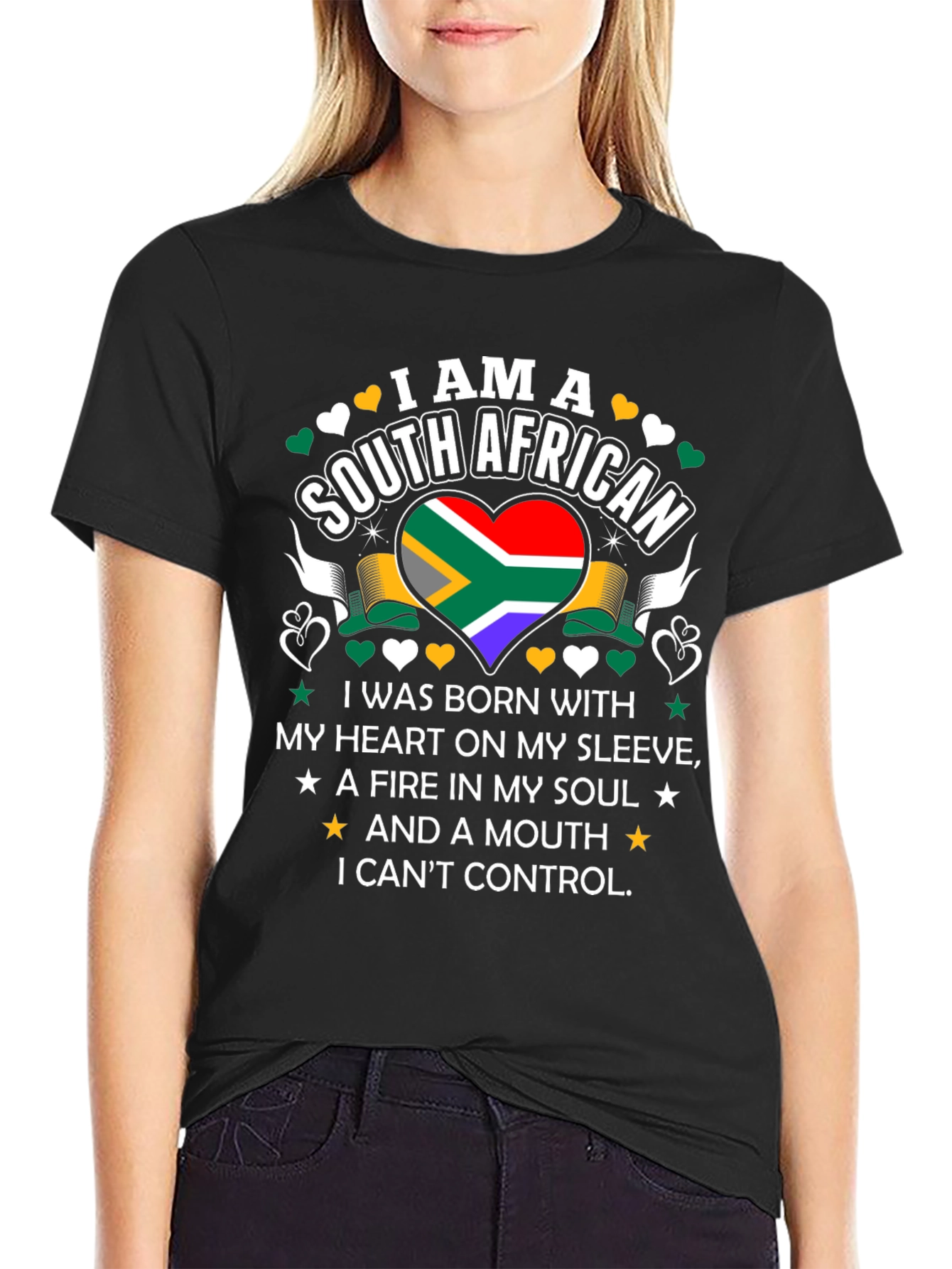 South African Pride T-Shirt - Heart & Soul