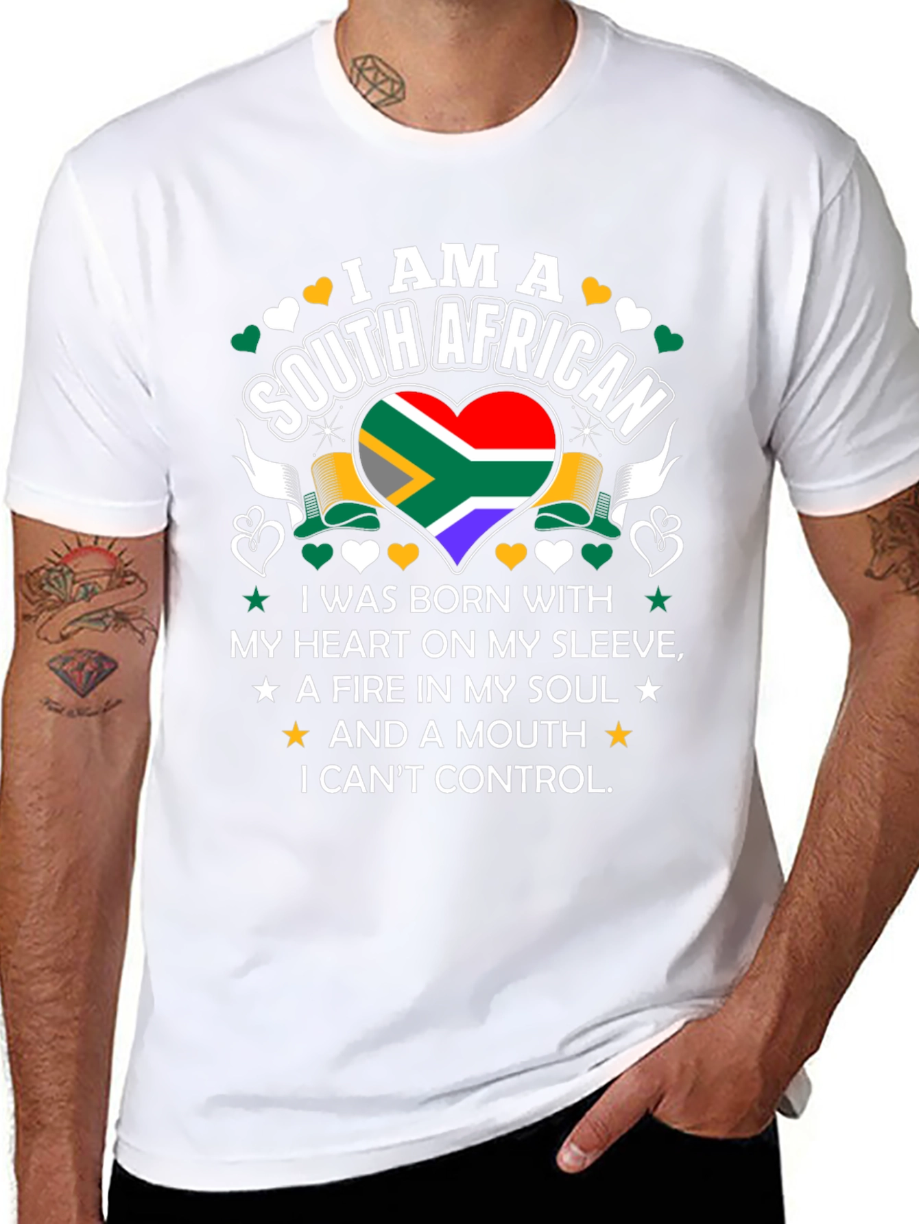 South African Pride T-Shirt - Heart & Soul