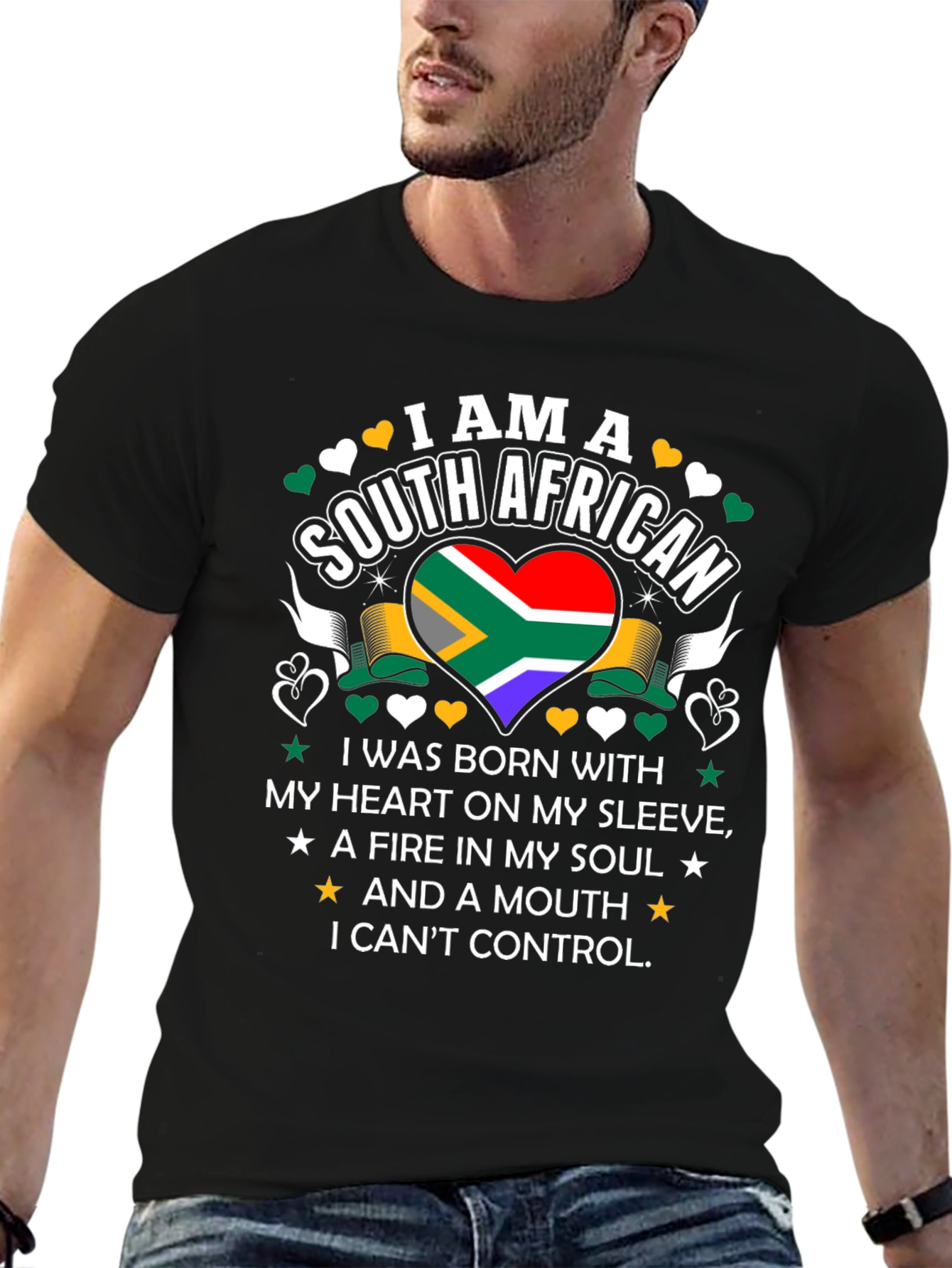 South African Pride T-Shirt - Heart & Soul