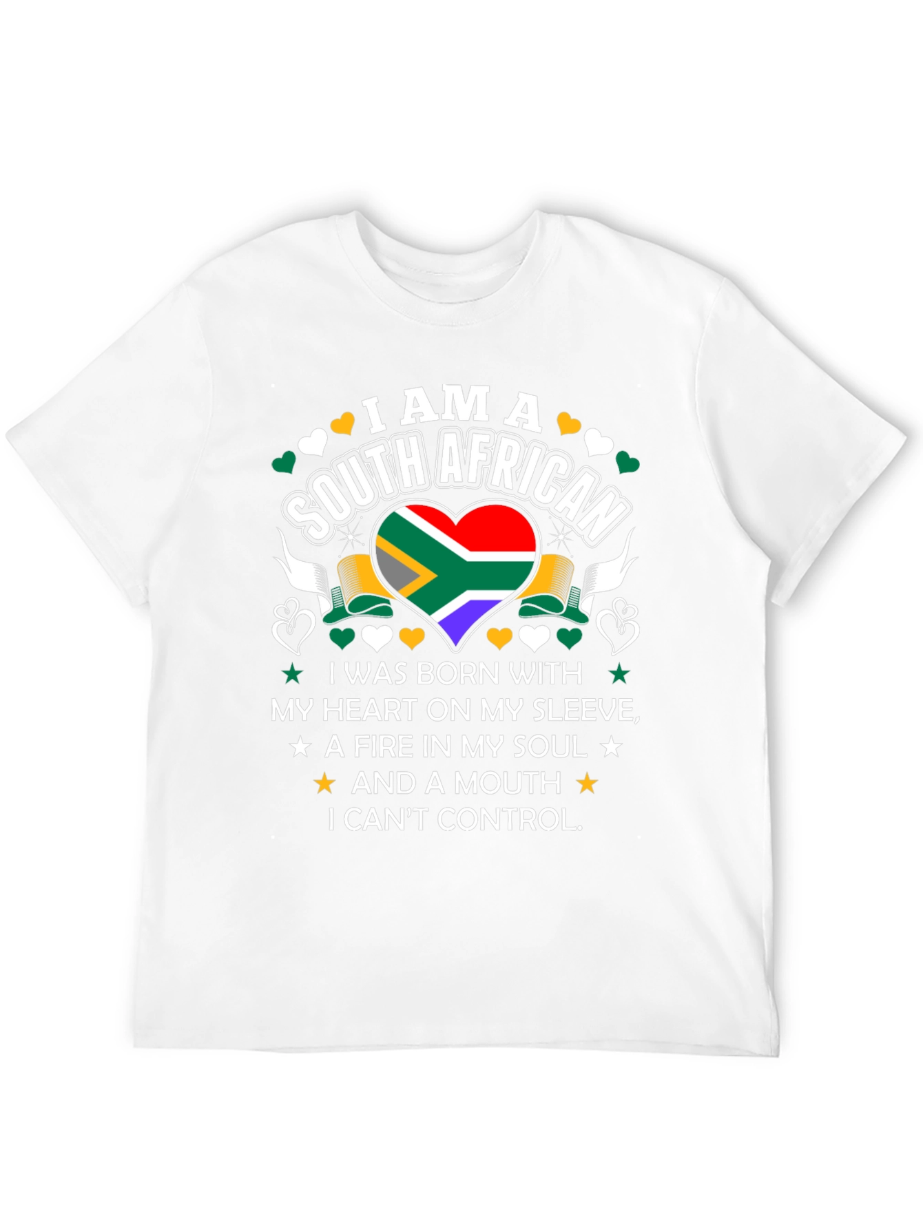 South African Pride T-Shirt - Heart & Soul