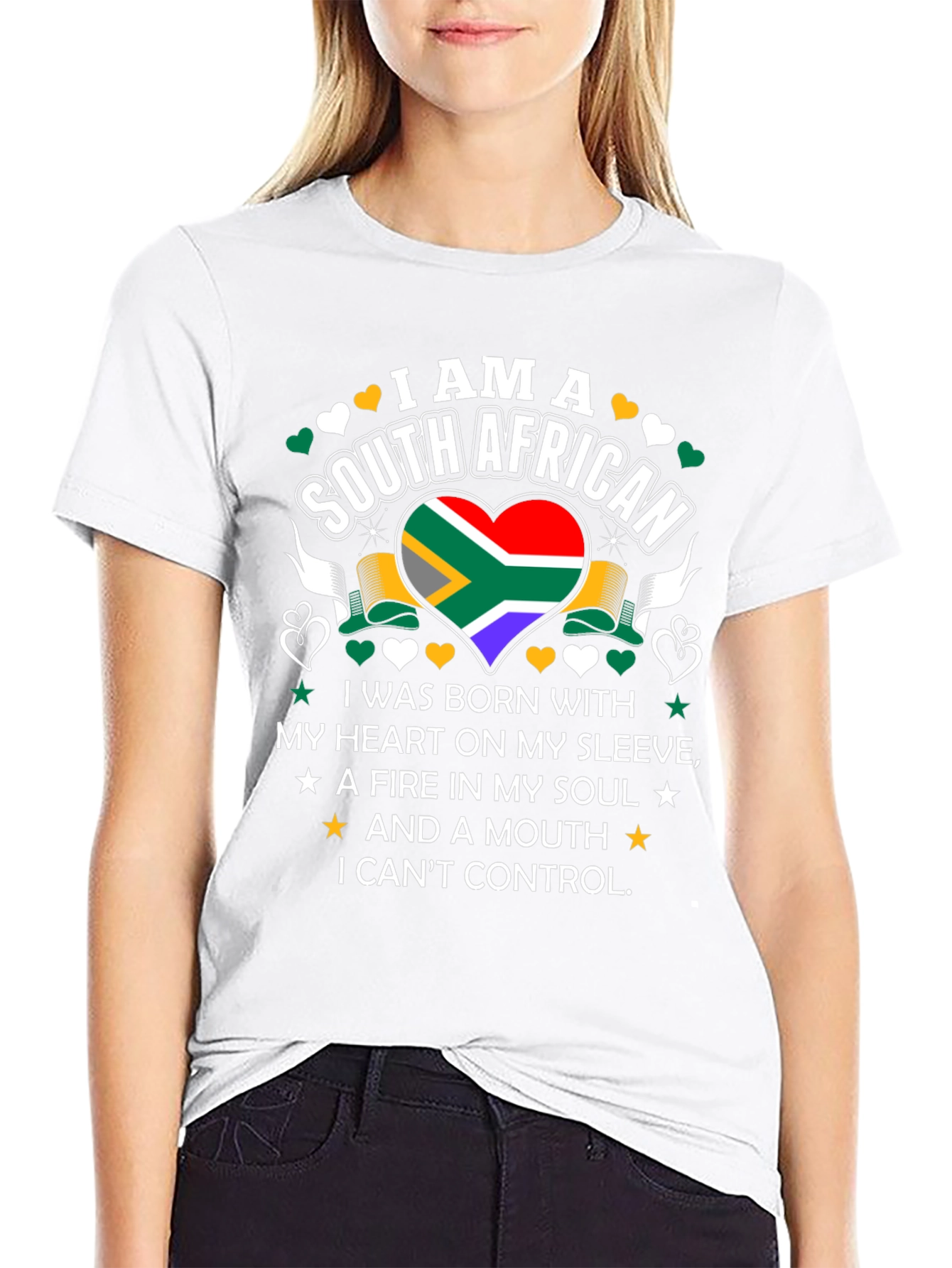 South African Pride T-Shirt - Heart & Soul