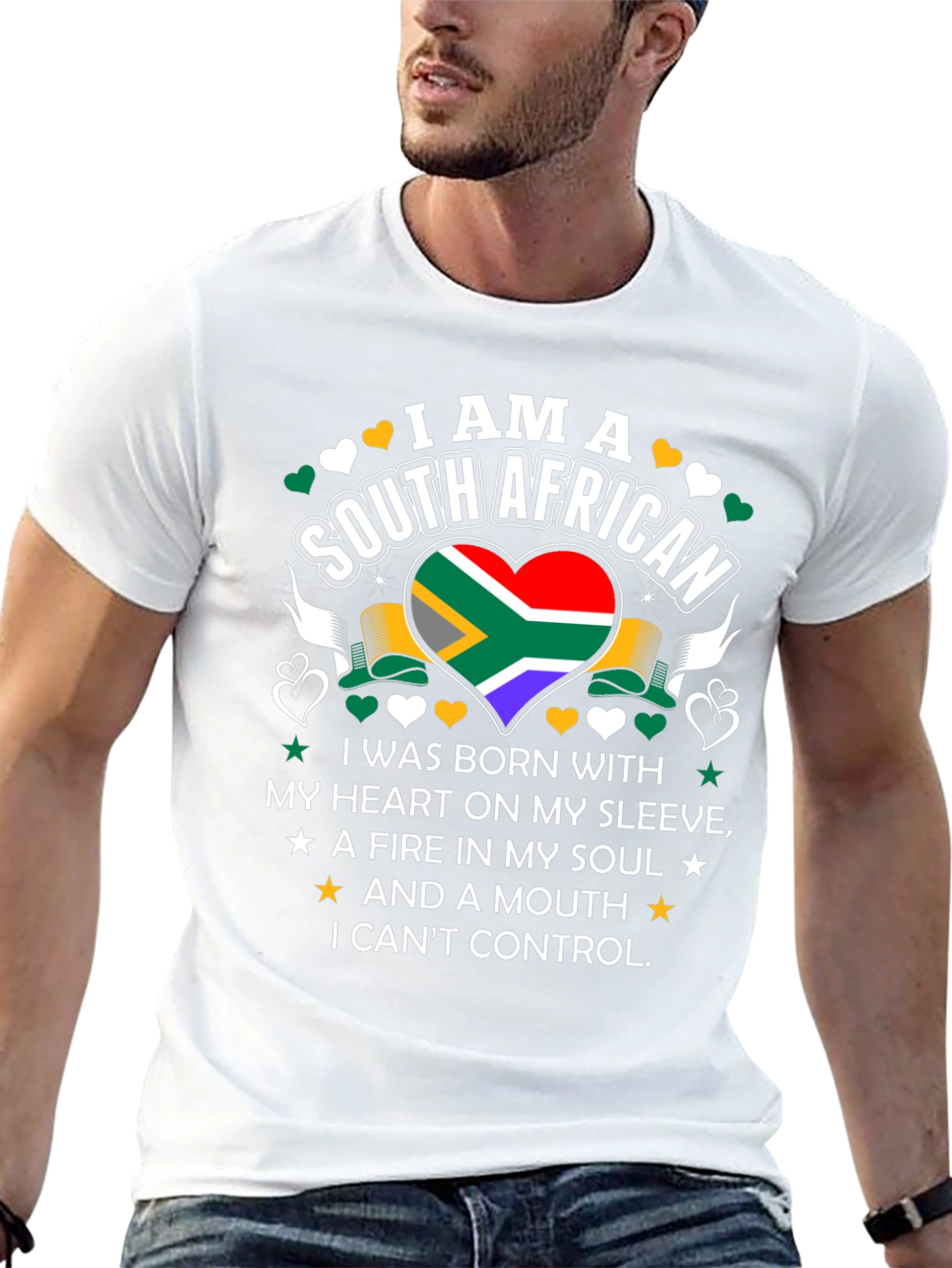 South African Pride T-Shirt - Heart & Soul