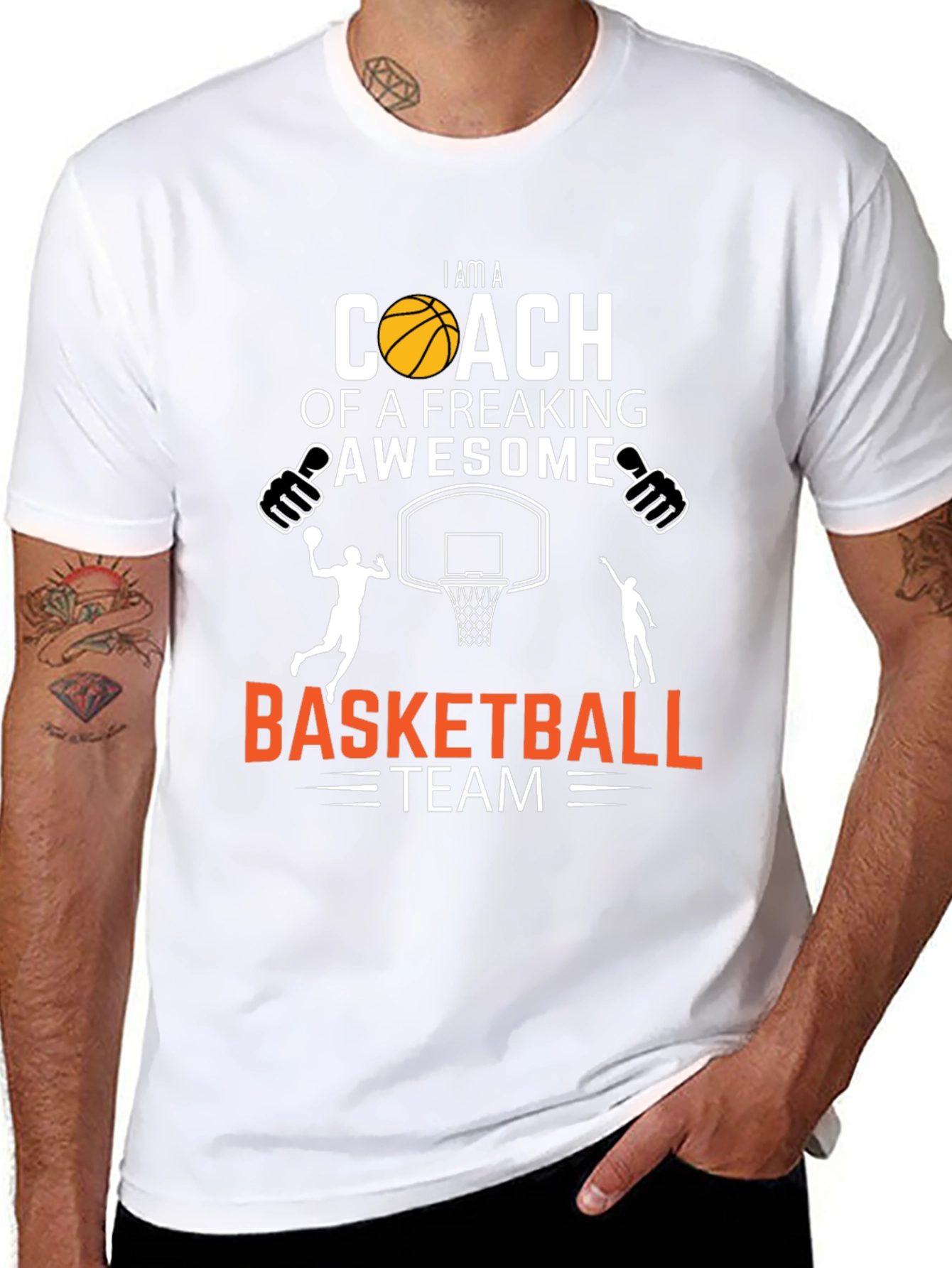 Basketball Coach T-Shirt - Awesome Team Design