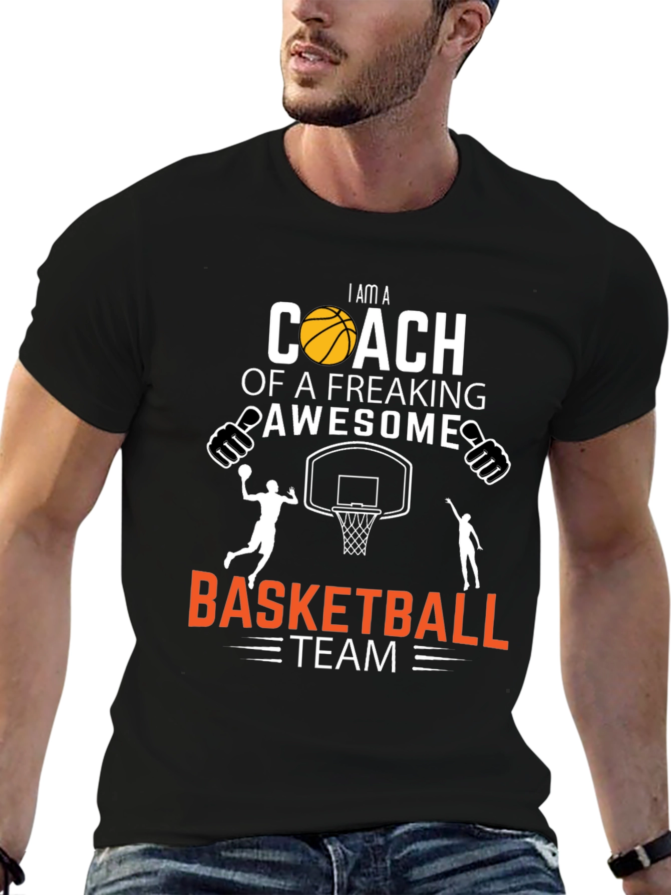 Basketball Coach T-Shirt - Awesome Team Design