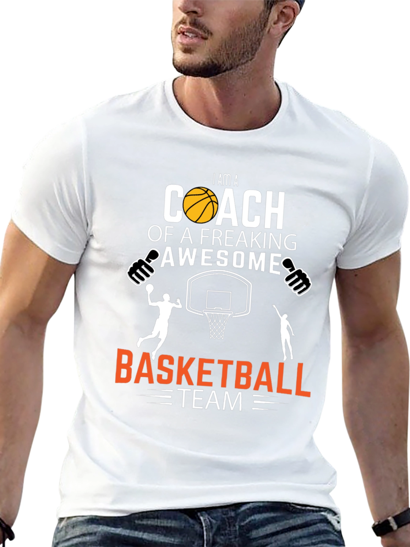 Basketball Coach T-Shirt - Awesome Team Design