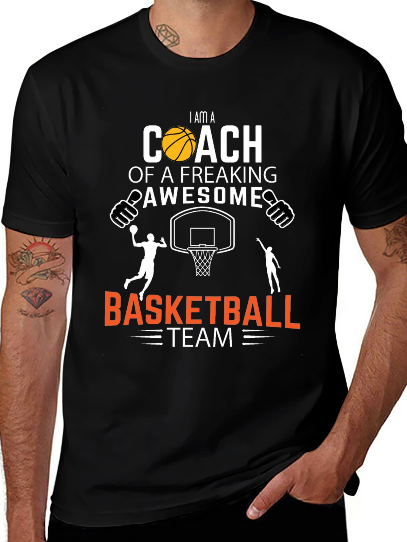 Basketball Coach T-Shirt - Awesome Team Design