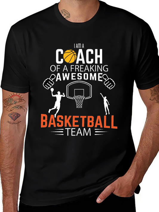 Basketball Coach T-Shirt - Awesome Team Design