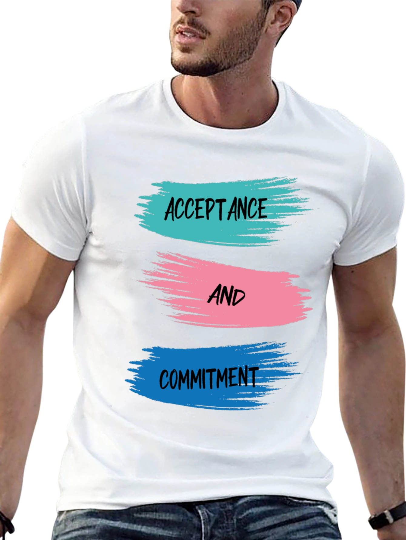 Acceptance and Commitment T-Shirt - Black