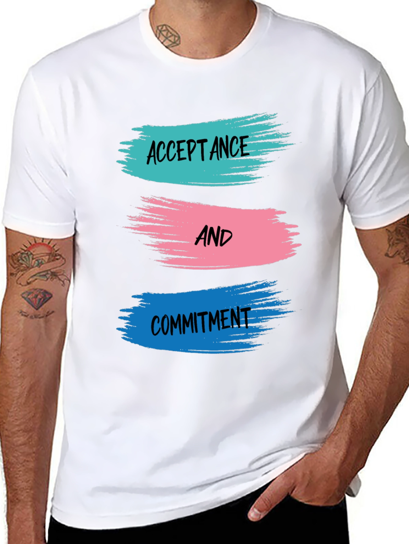 Acceptance and Commitment T-Shirt - Black