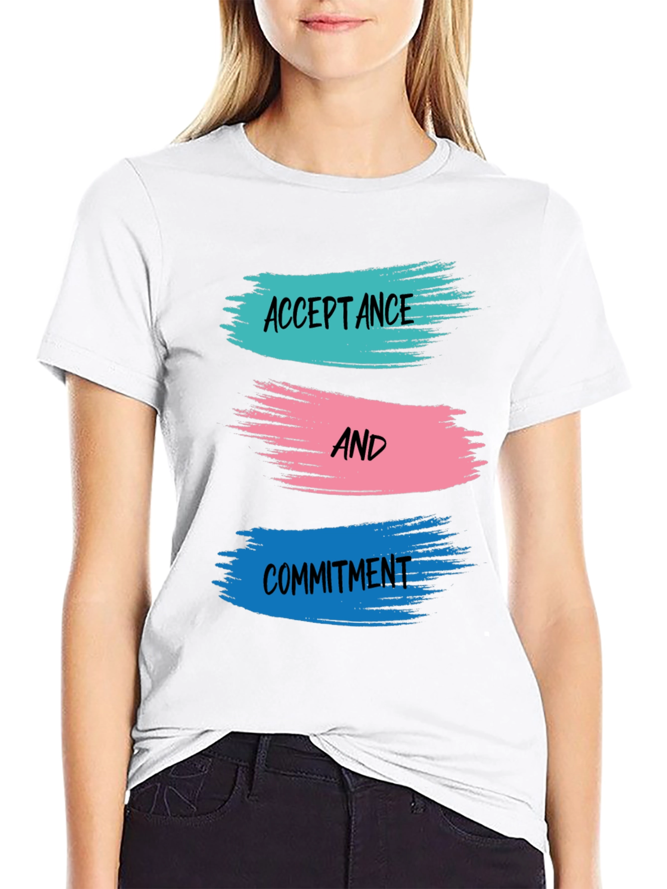 Acceptance and Commitment T-Shirt - Black