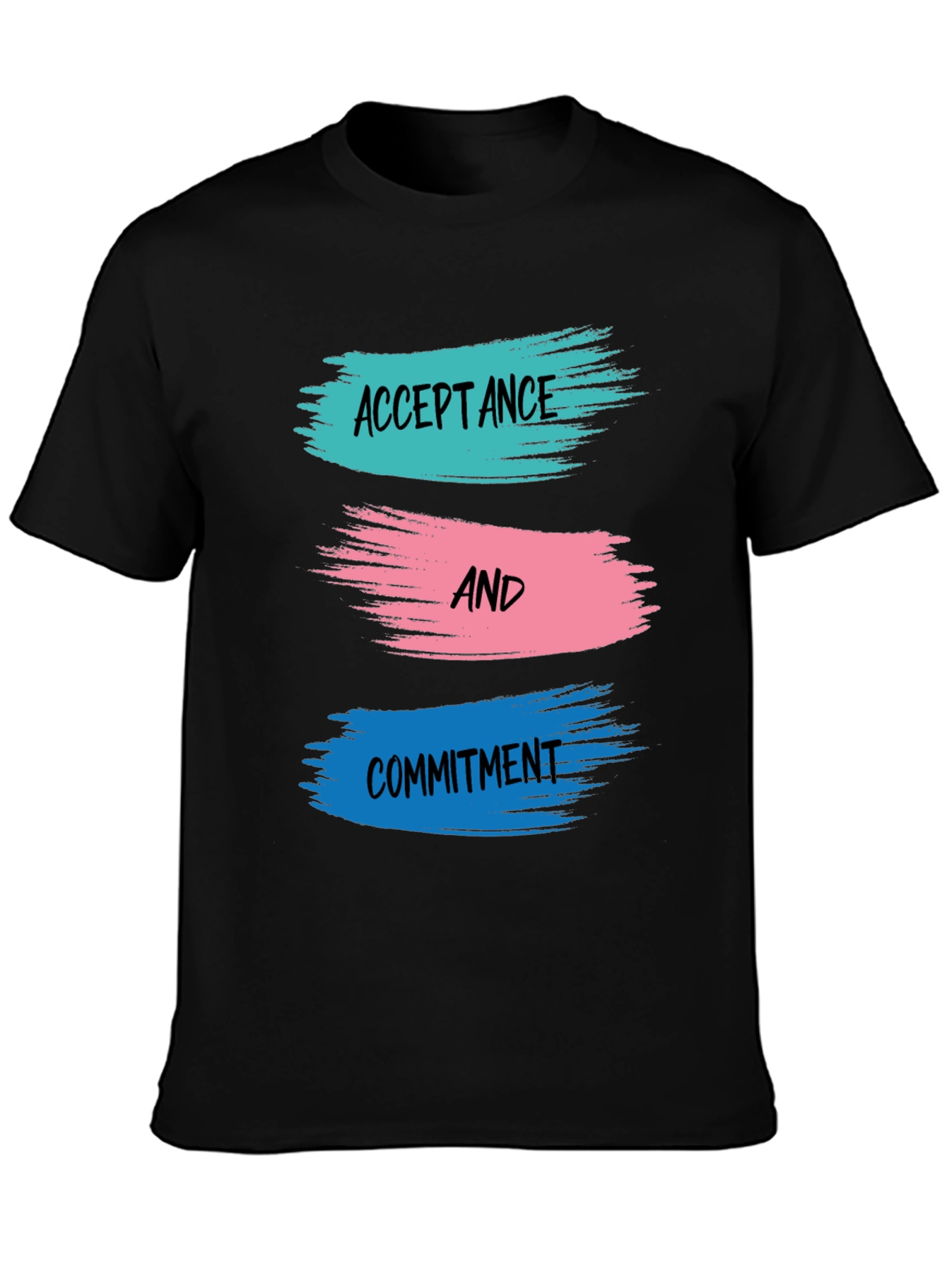 Acceptance and Commitment T-Shirt - Black