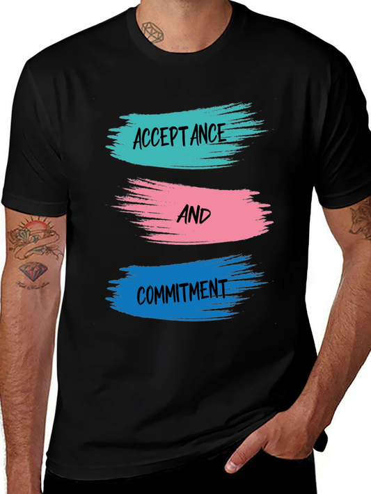 Acceptance and Commitment T-Shirt - Black