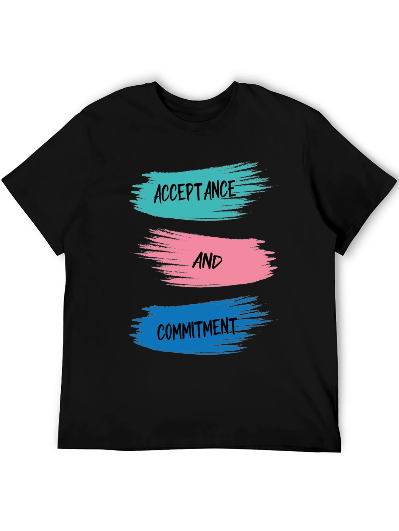 Acceptance and Commitment T-Shirt - Black