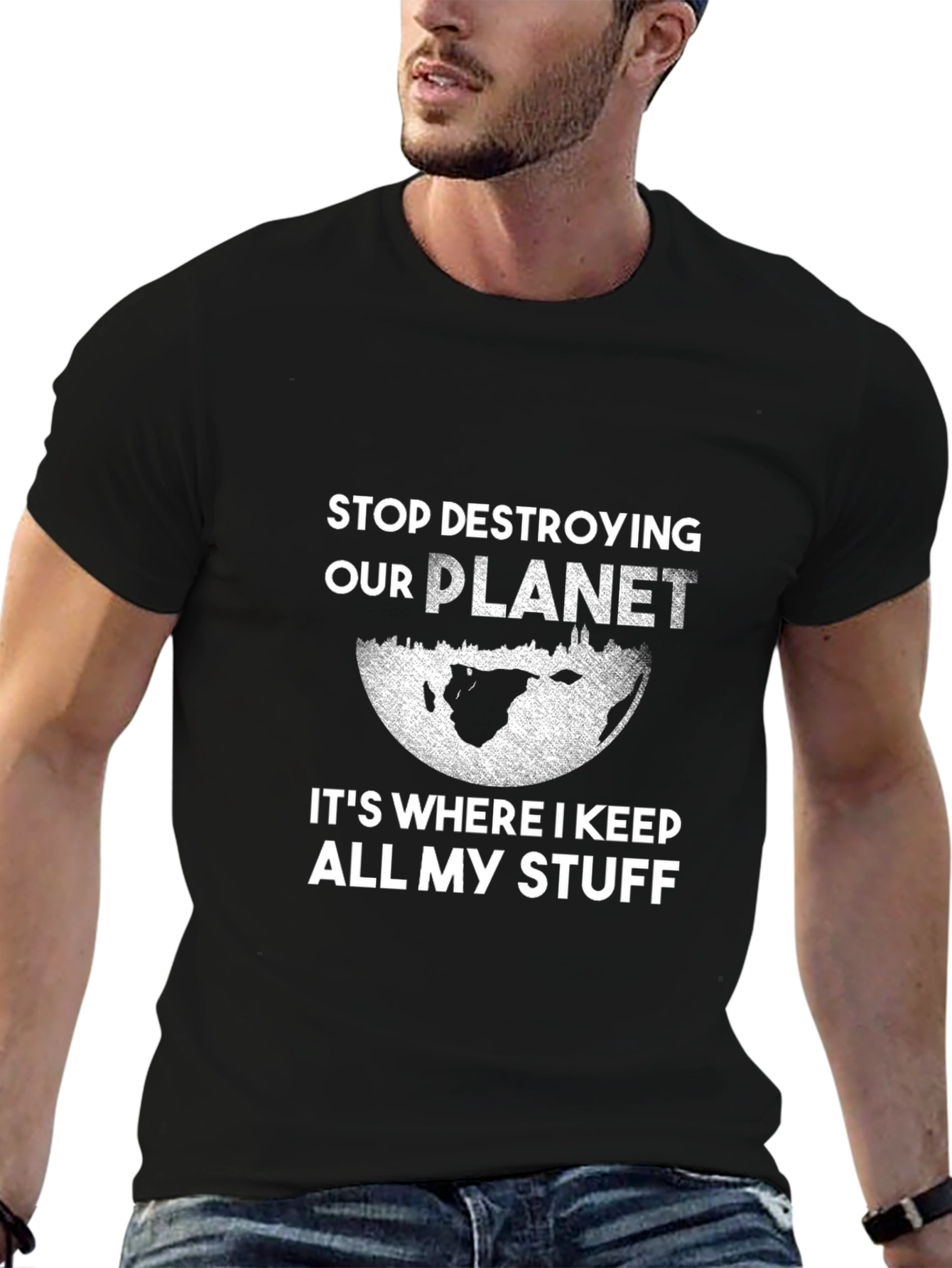 Stop Destroying Our Planet Graphic Tee