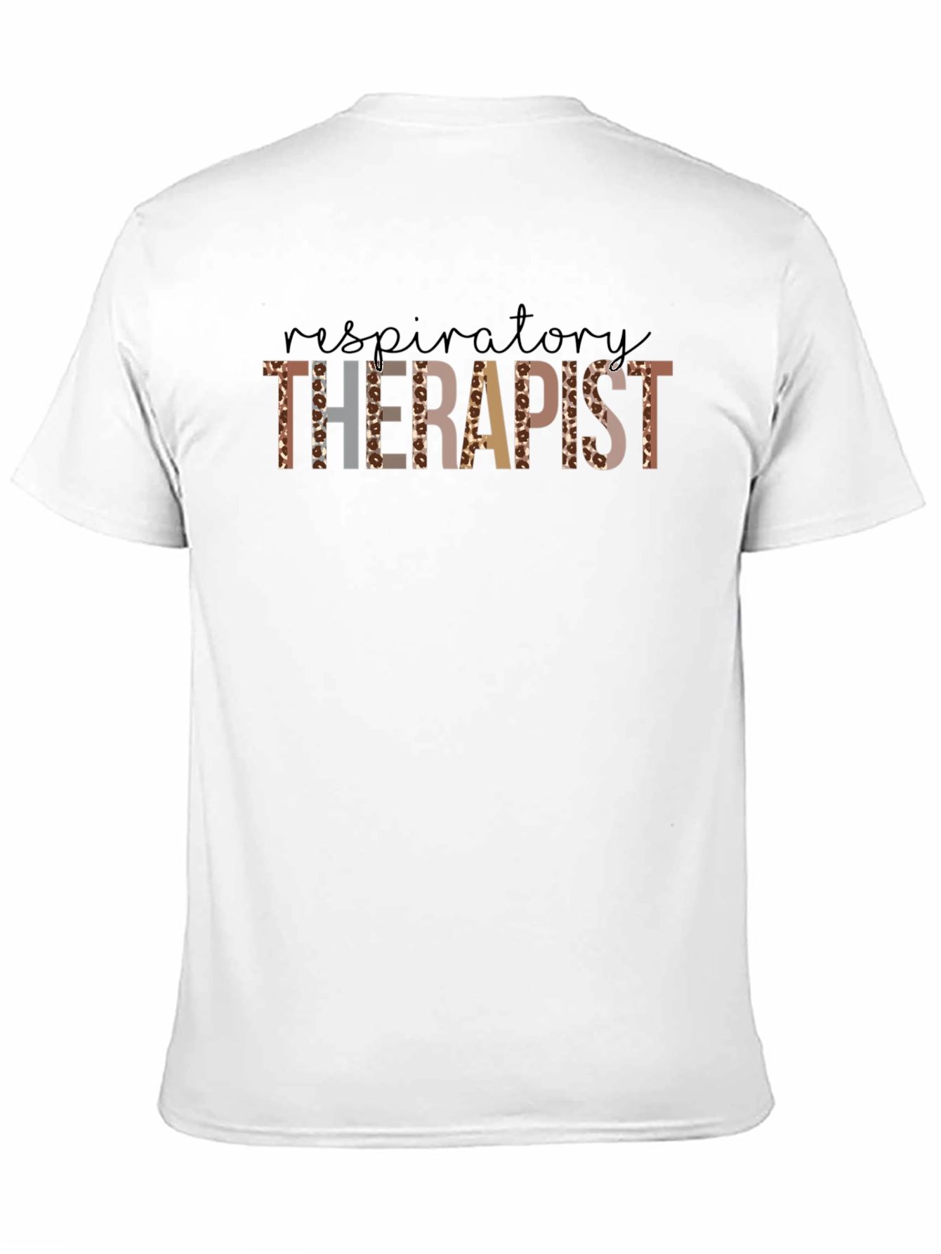 Respiratory Therapist T-Shirt Leopard Print