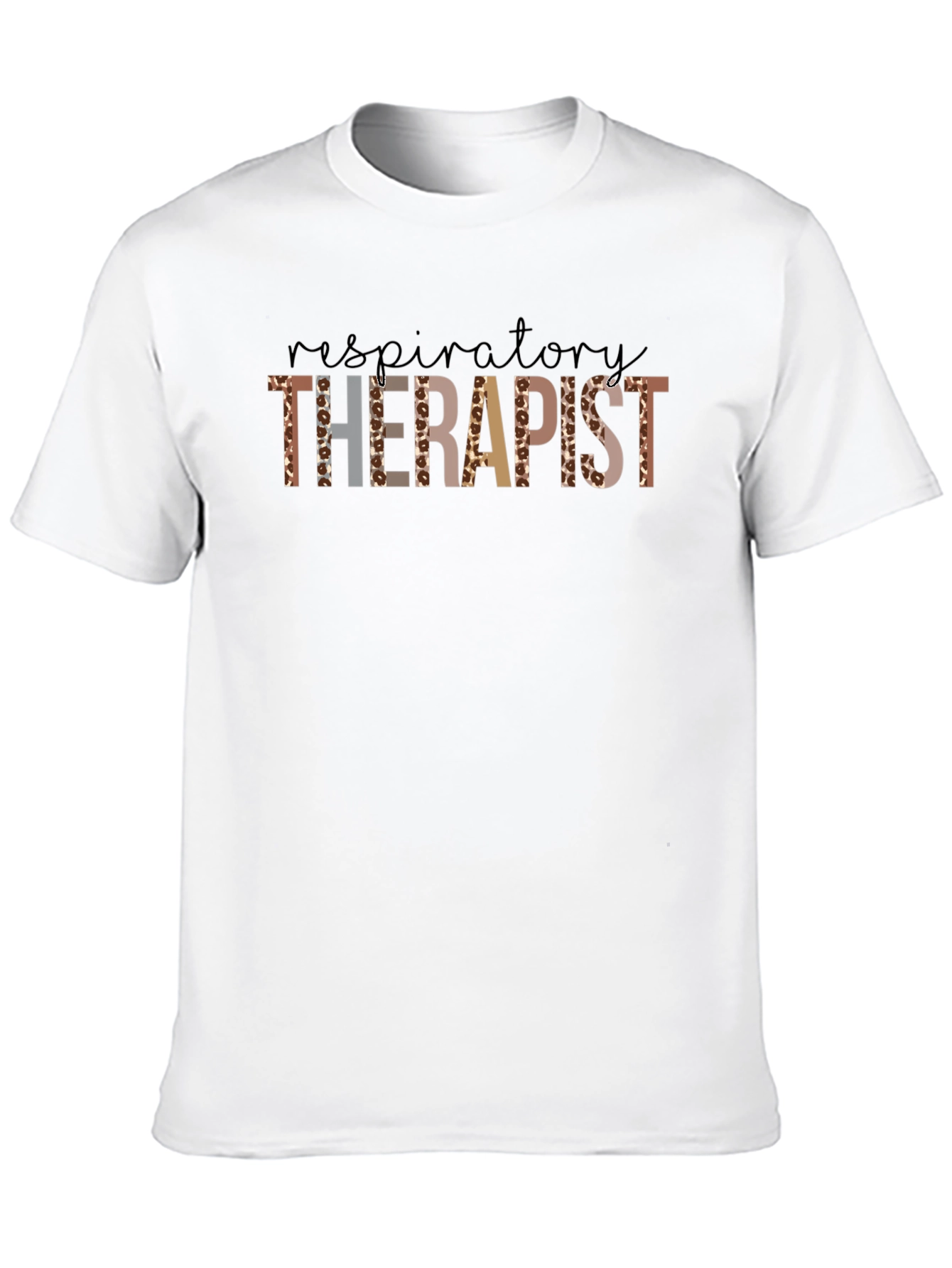 Respiratory Therapist T-Shirt Leopard Print