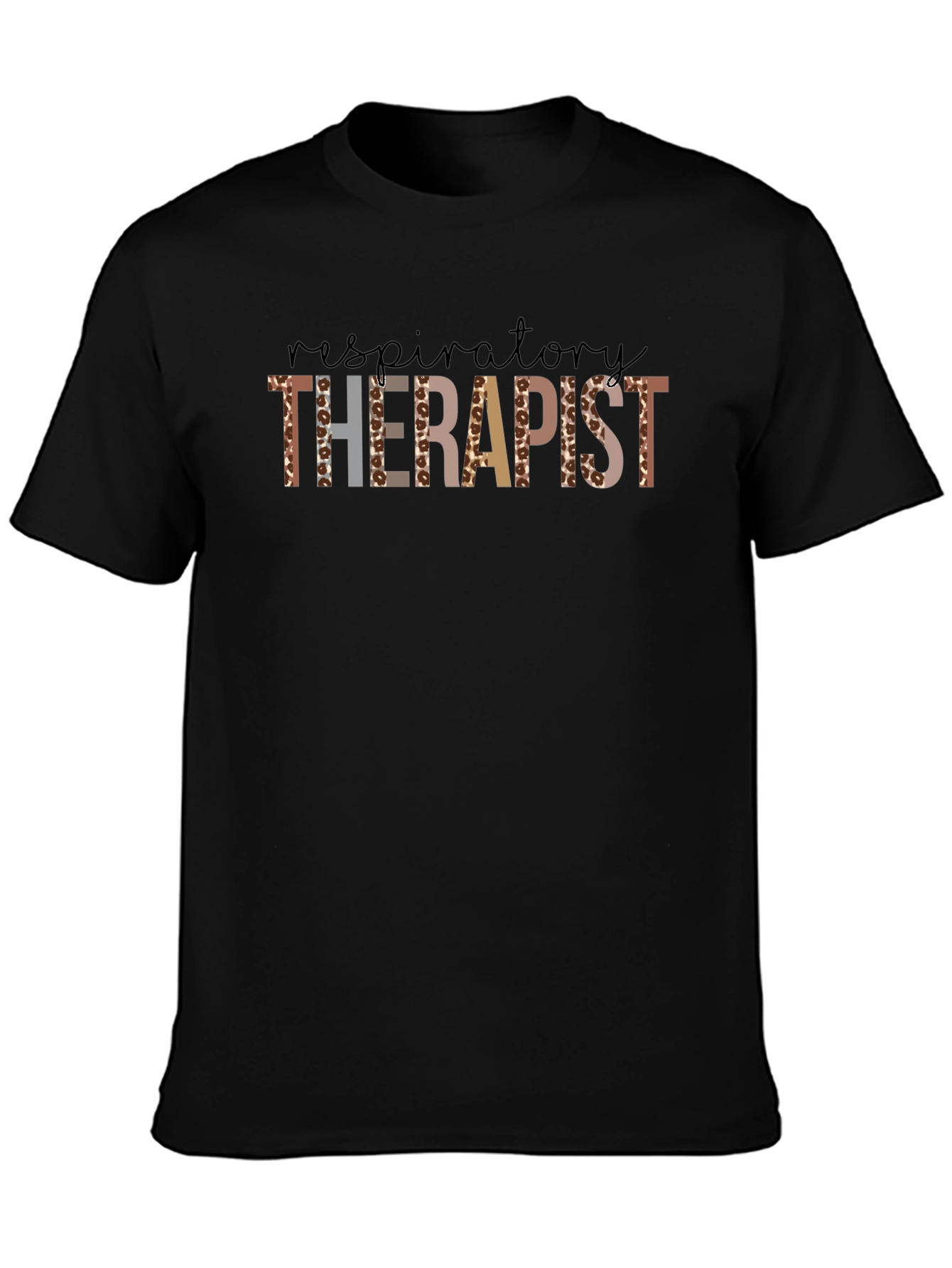 Respiratory Therapist T-Shirt Leopard Print