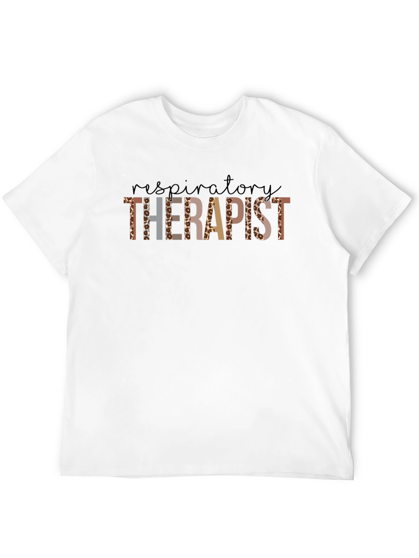 Respiratory Therapist T-Shirt Leopard Print