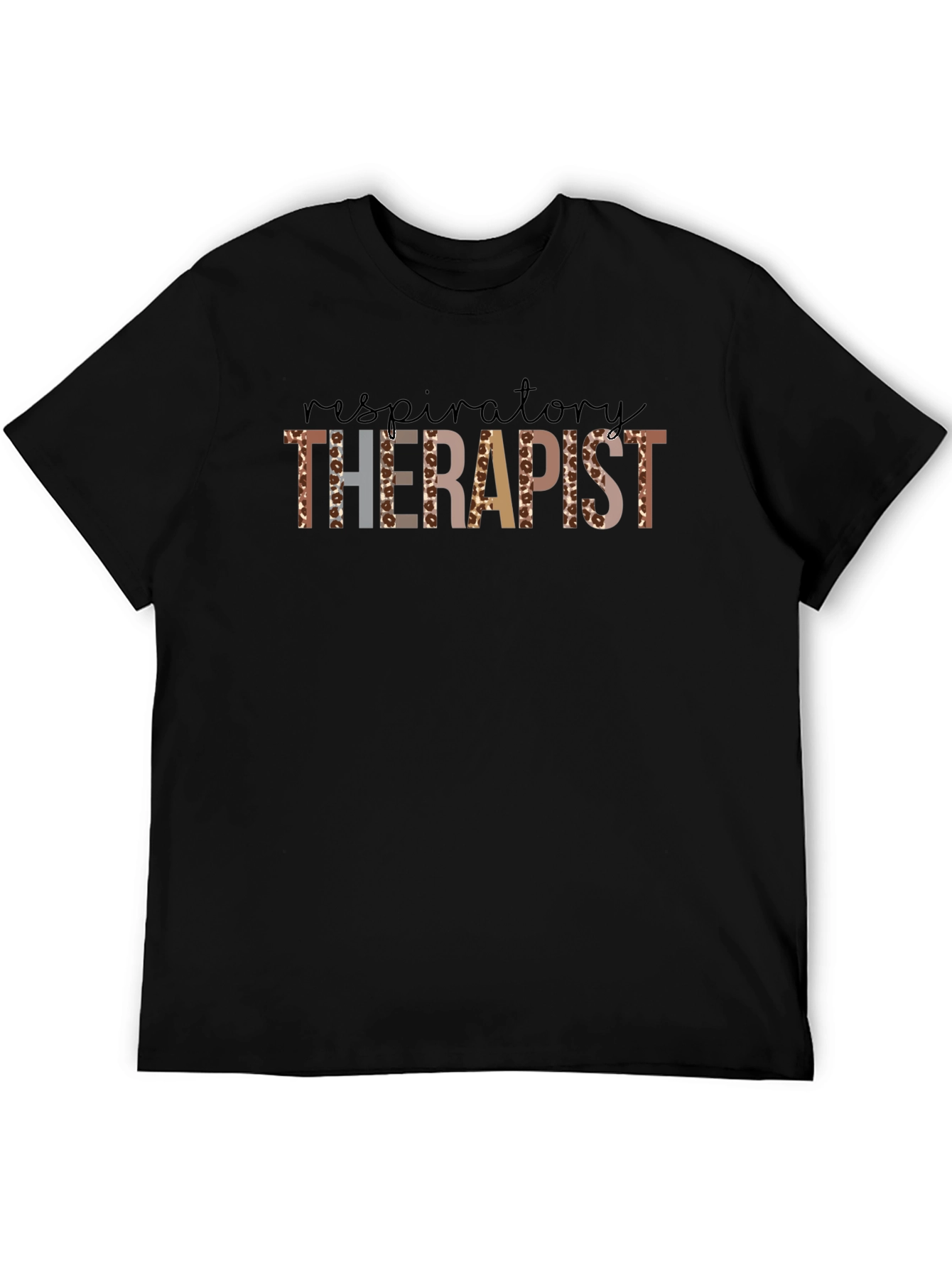 Respiratory Therapist T-Shirt Leopard Print