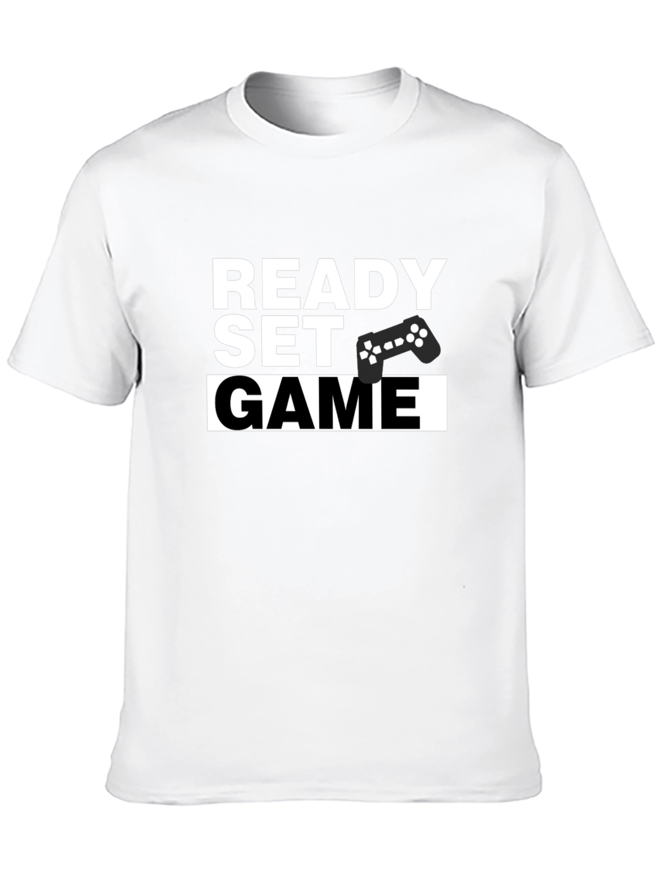 Ready Set Game Black T-Shirt