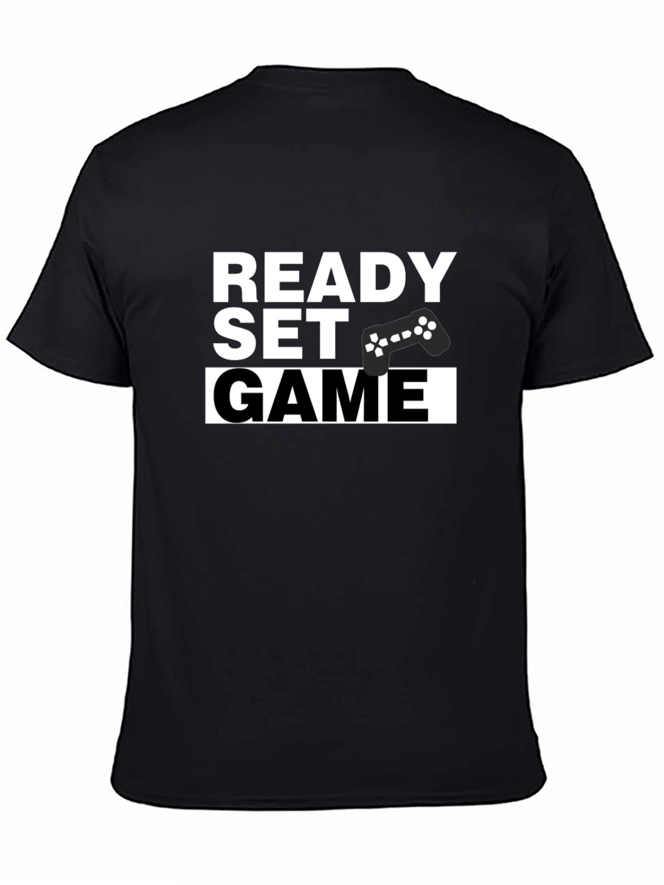 Ready Set Game Black T-Shirt