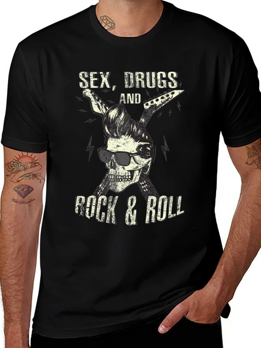 Sex Drugs & Rock n Roll Graphic T-Shirt