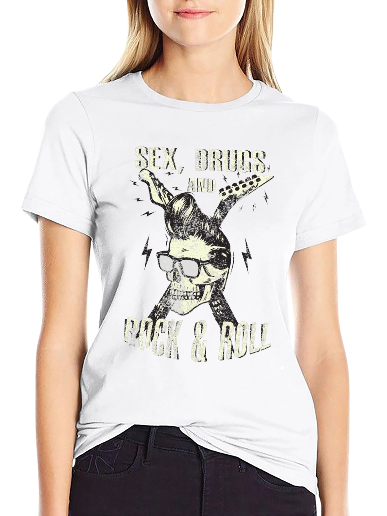 Sex Drugs & Rock n Roll Graphic T-Shirt