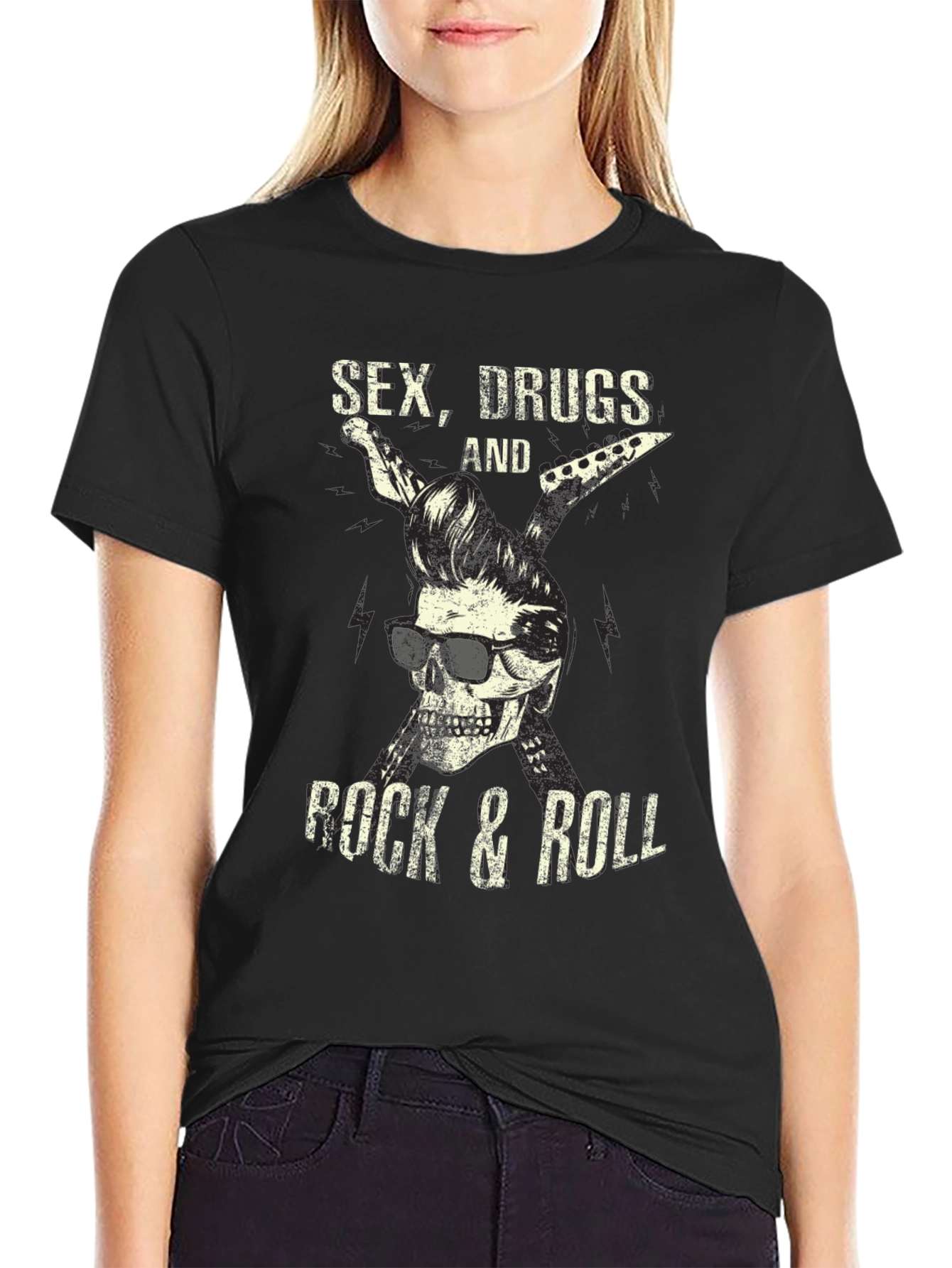 Sex Drugs & Rock n Roll Graphic T-Shirt
