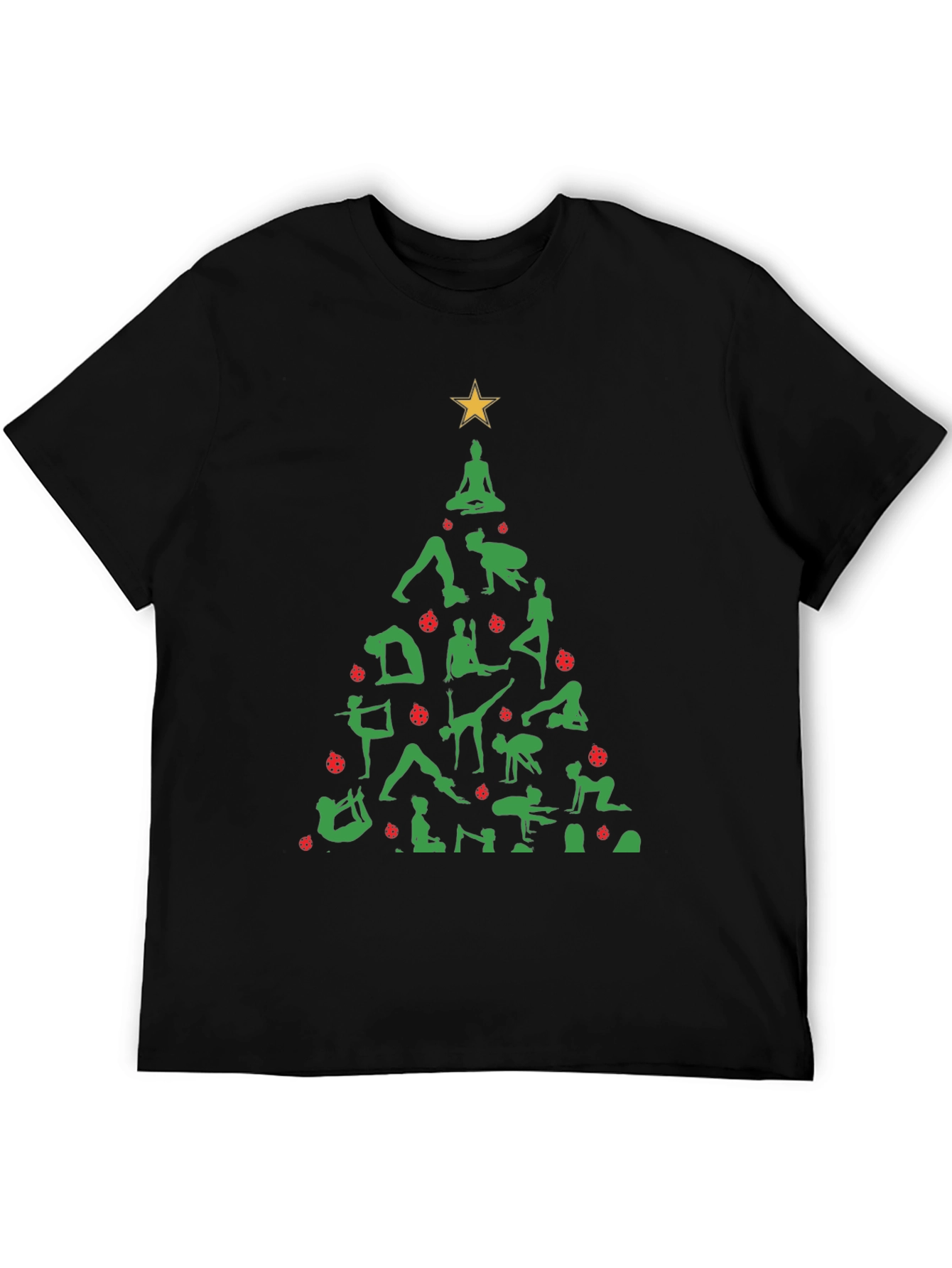 Yoga Christmas Tree T-Shirt - Holiday Fun