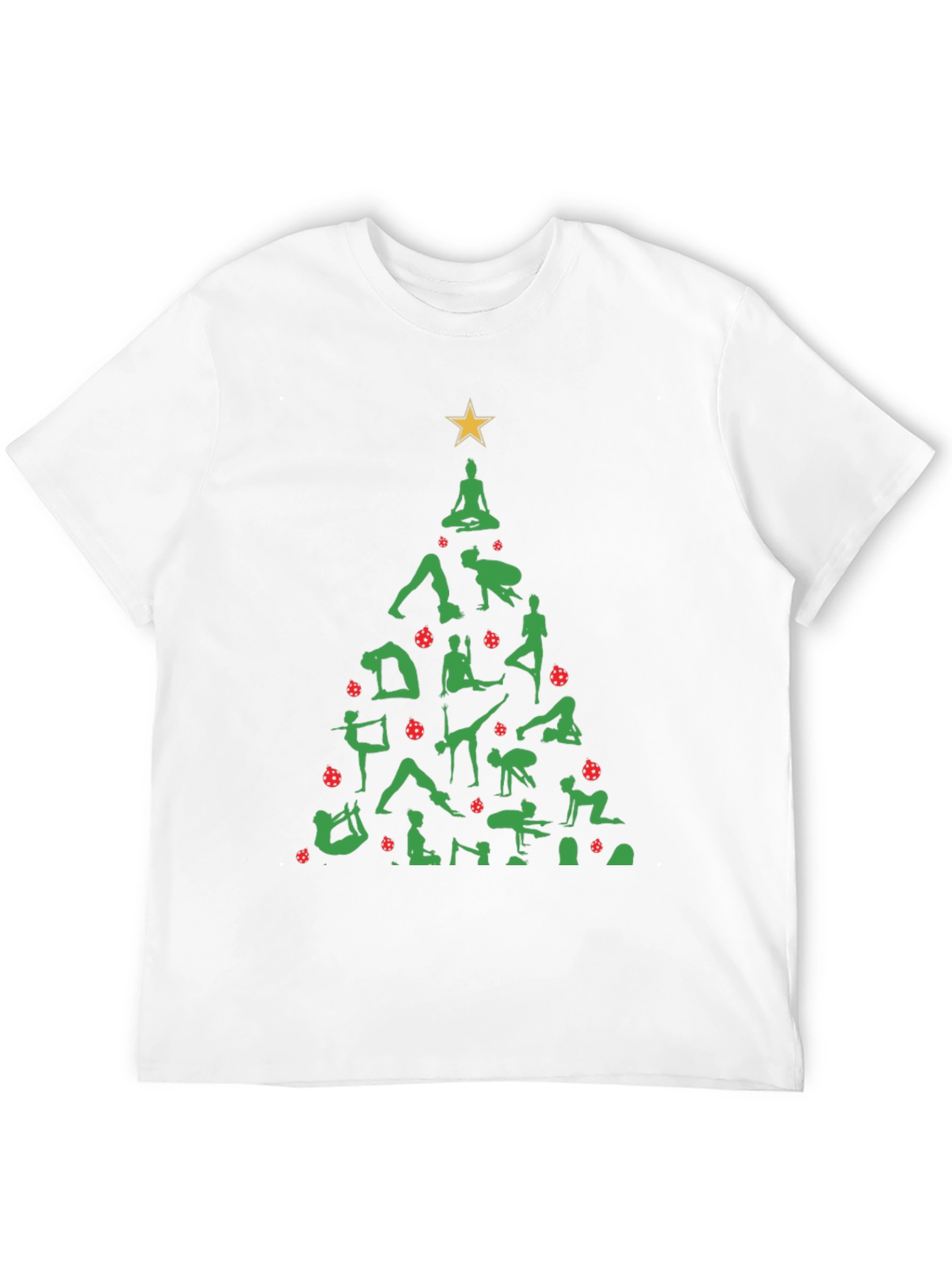 Yoga Christmas Tree T-Shirt - Holiday Fun